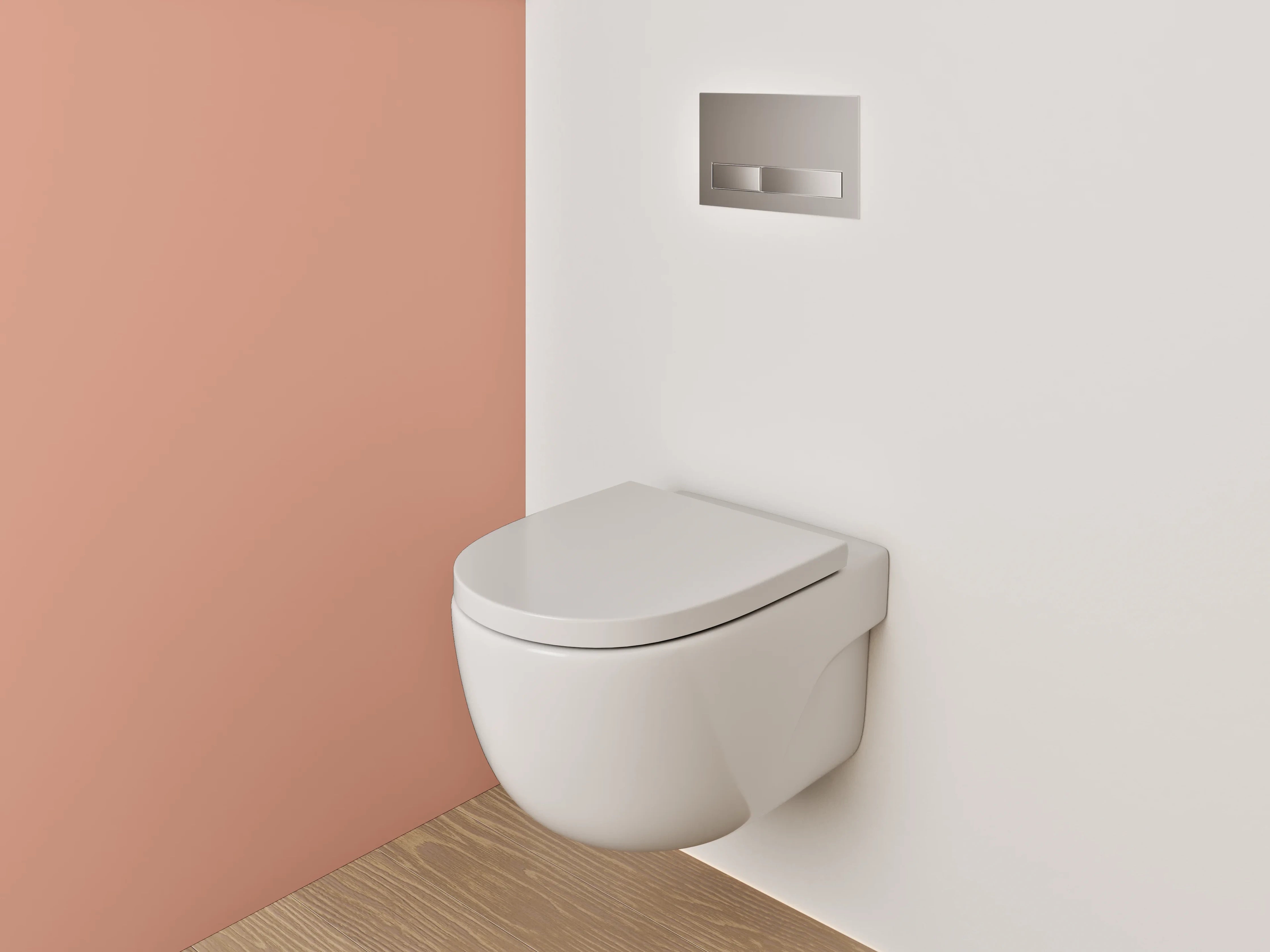 WC-Rückwand - RAL 3012 Beigeorange