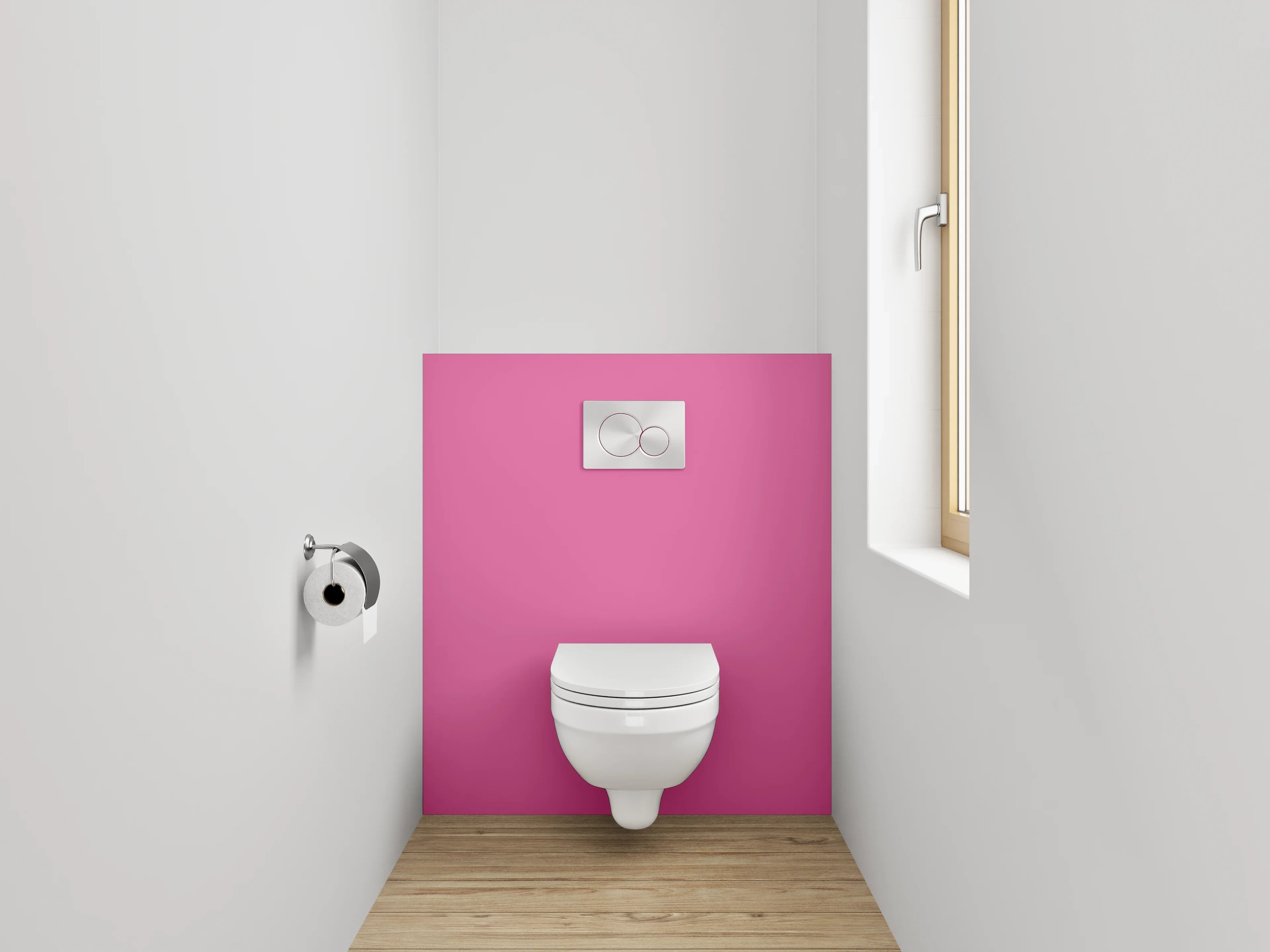 WC-Rückwand - RAL 4003 Erikaviolett