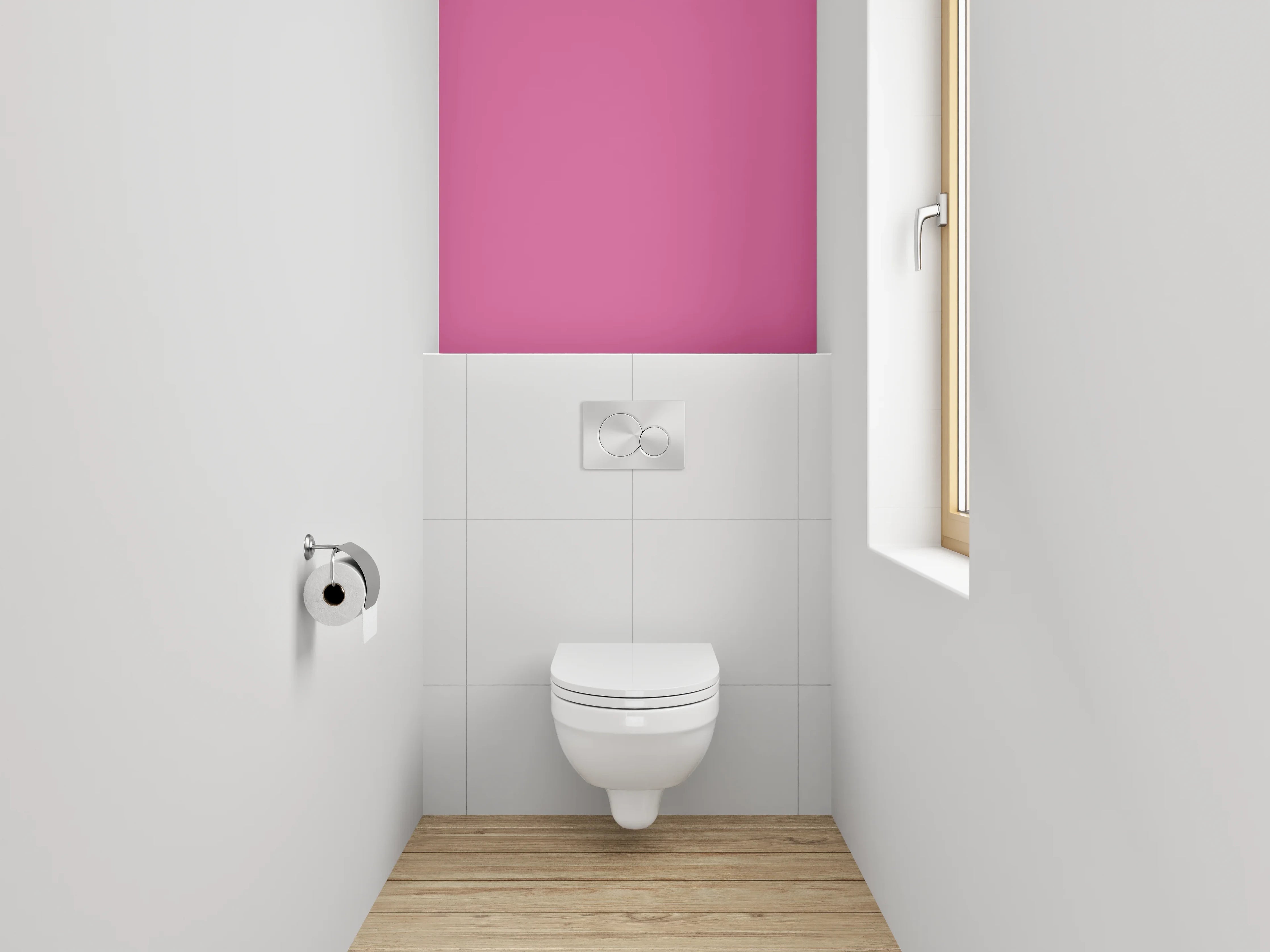 WC-Rückwand - RAL 4003 Erikaviolett