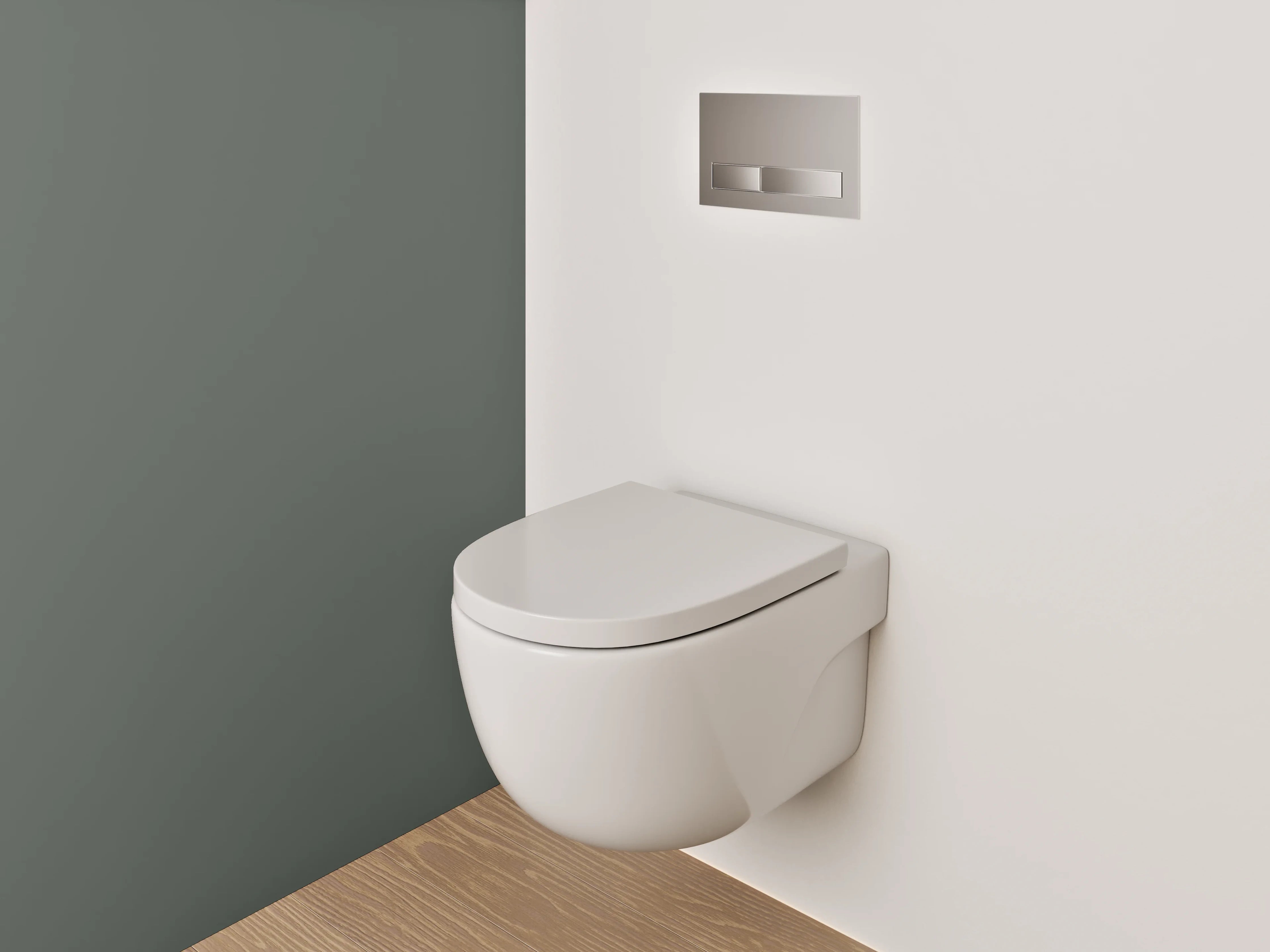 WC-Rückwand - RAL 7010 Zeltgrau