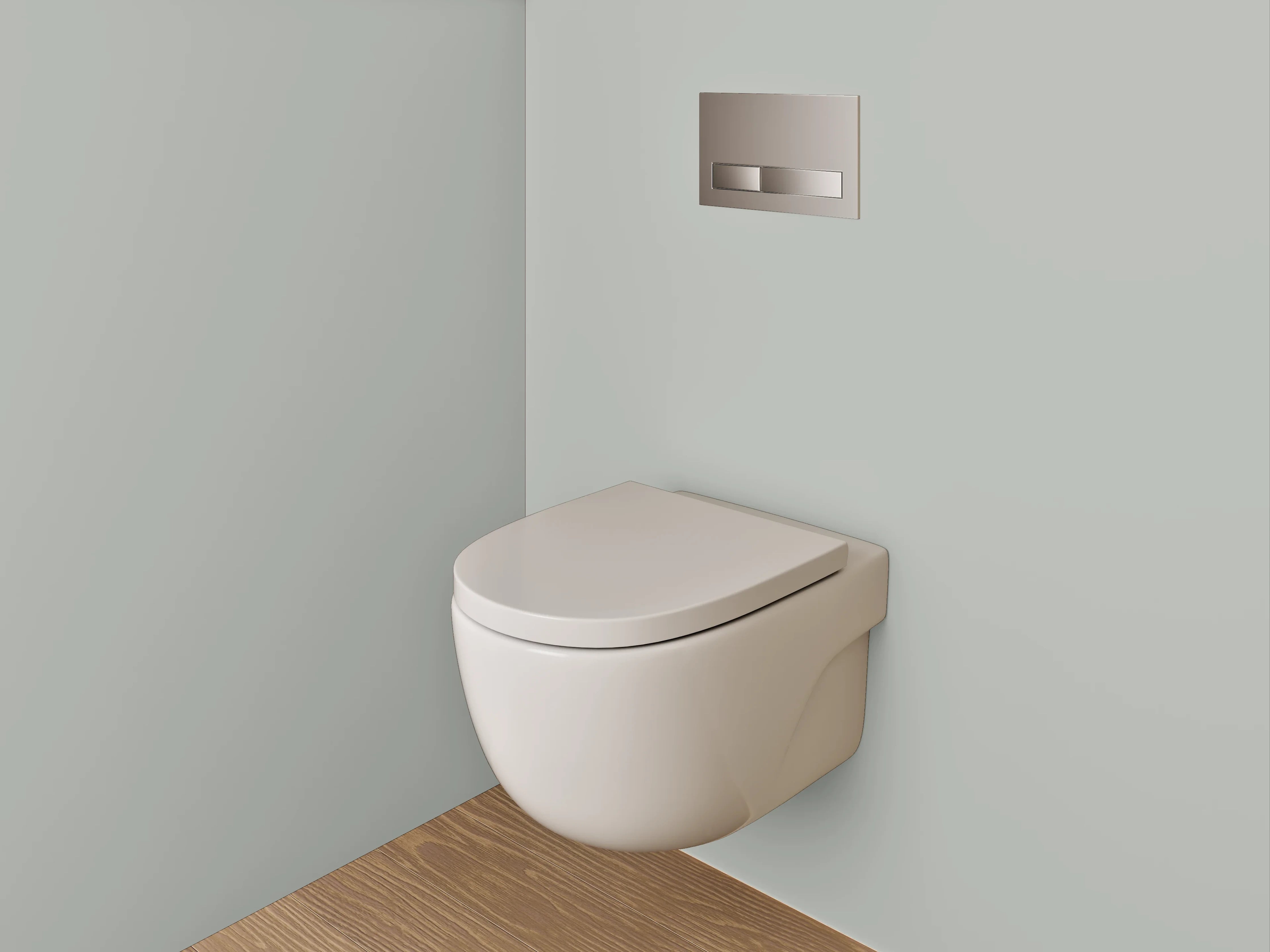 WC-Rückwand - RAL 7038 Achatgrau