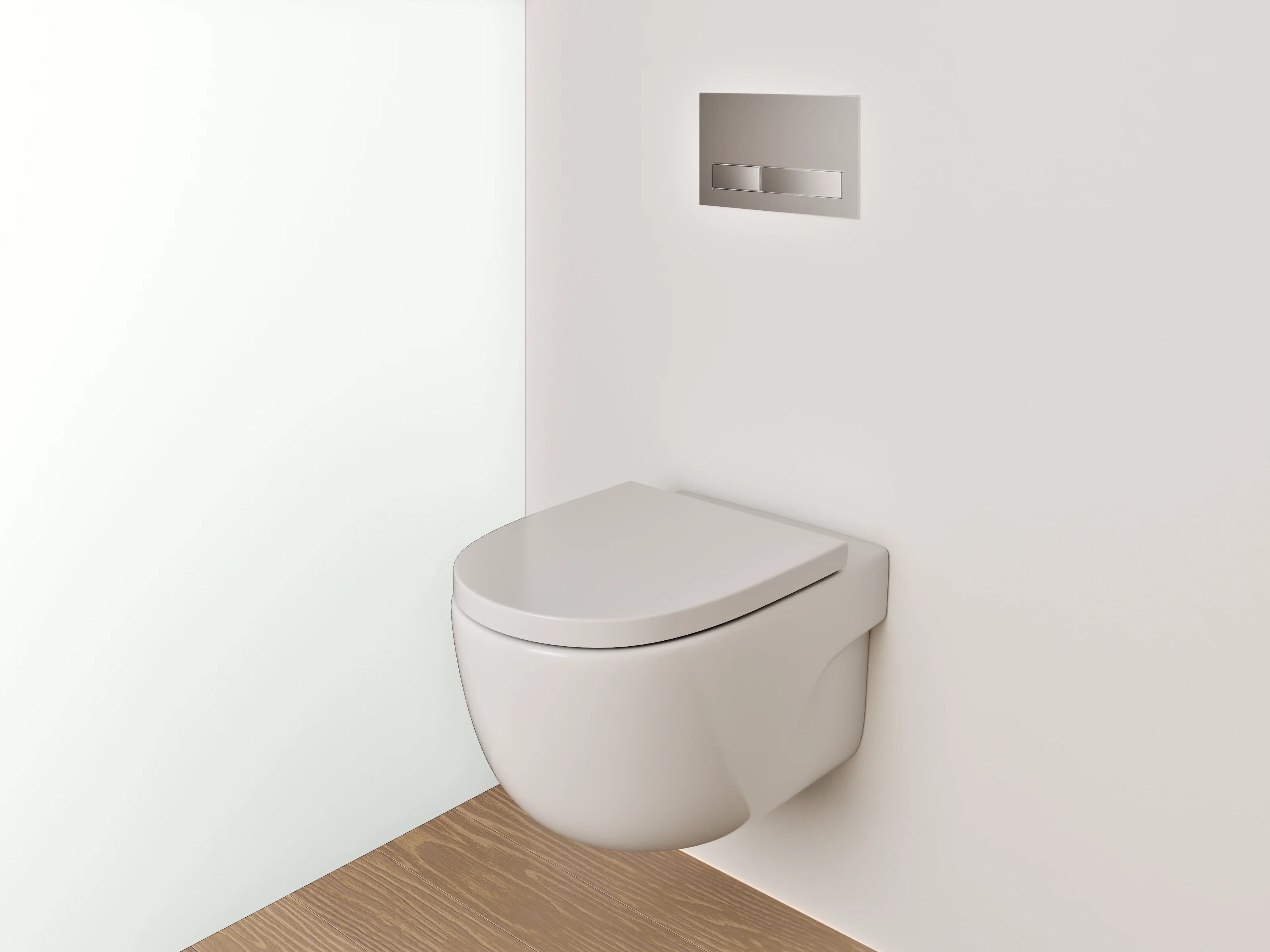 WC-Rückwand - RAL 9016 Verkehrsweiß