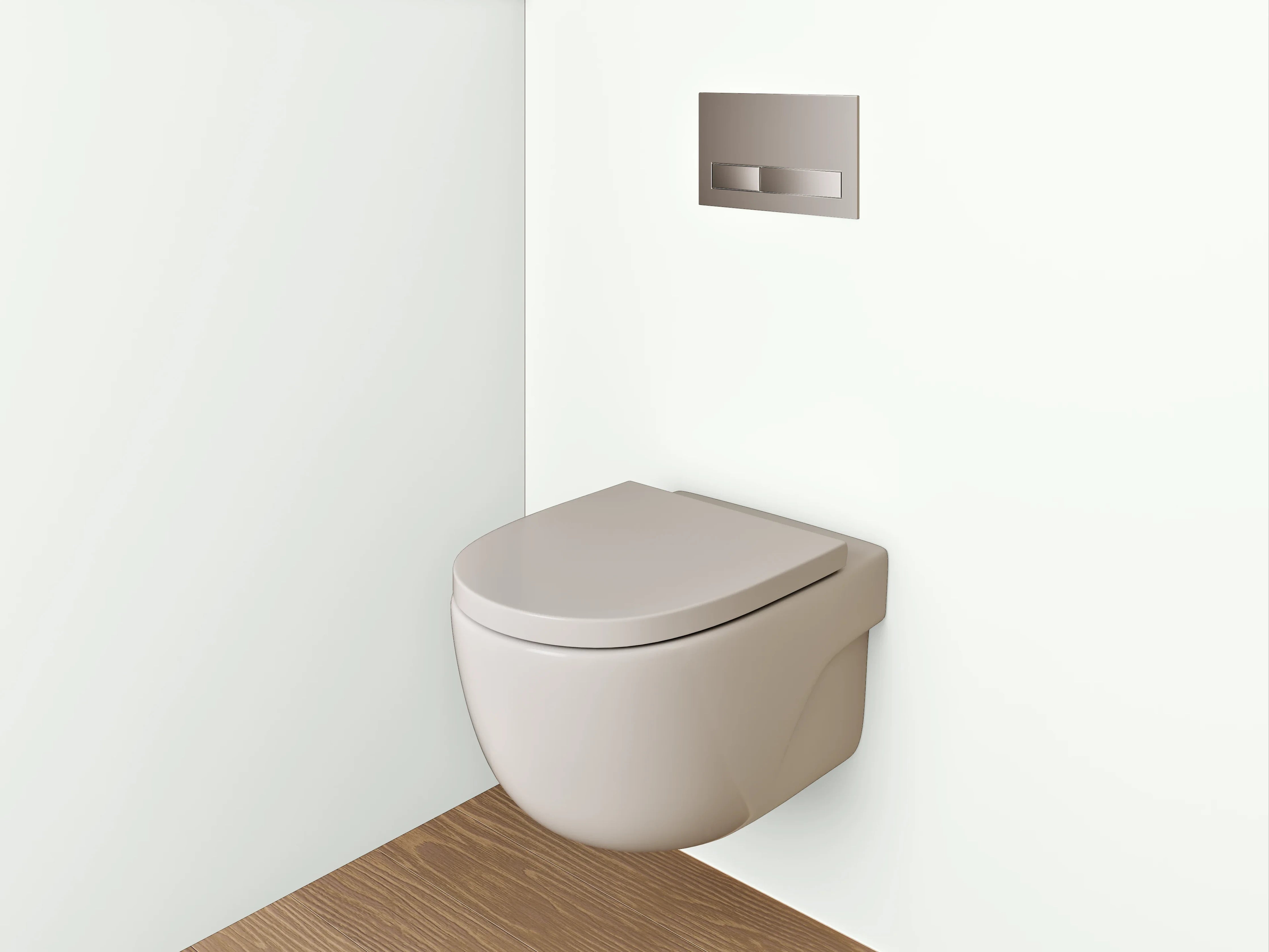 WC-Rückwand - RAL 9016 Verkehrsweiß