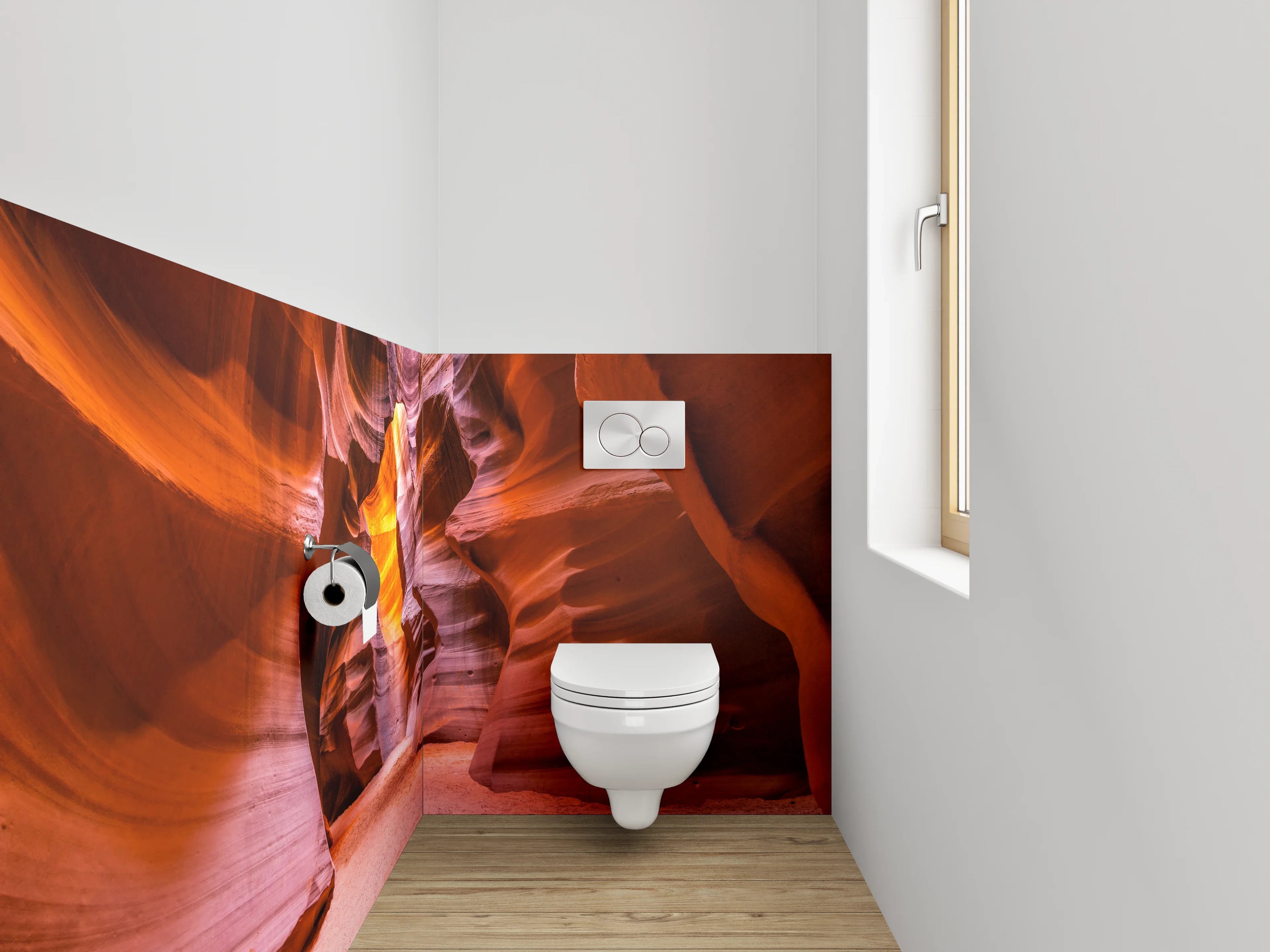 WC-Rückwand - Sandstein-Klamm Naturwunder Fotomotiv