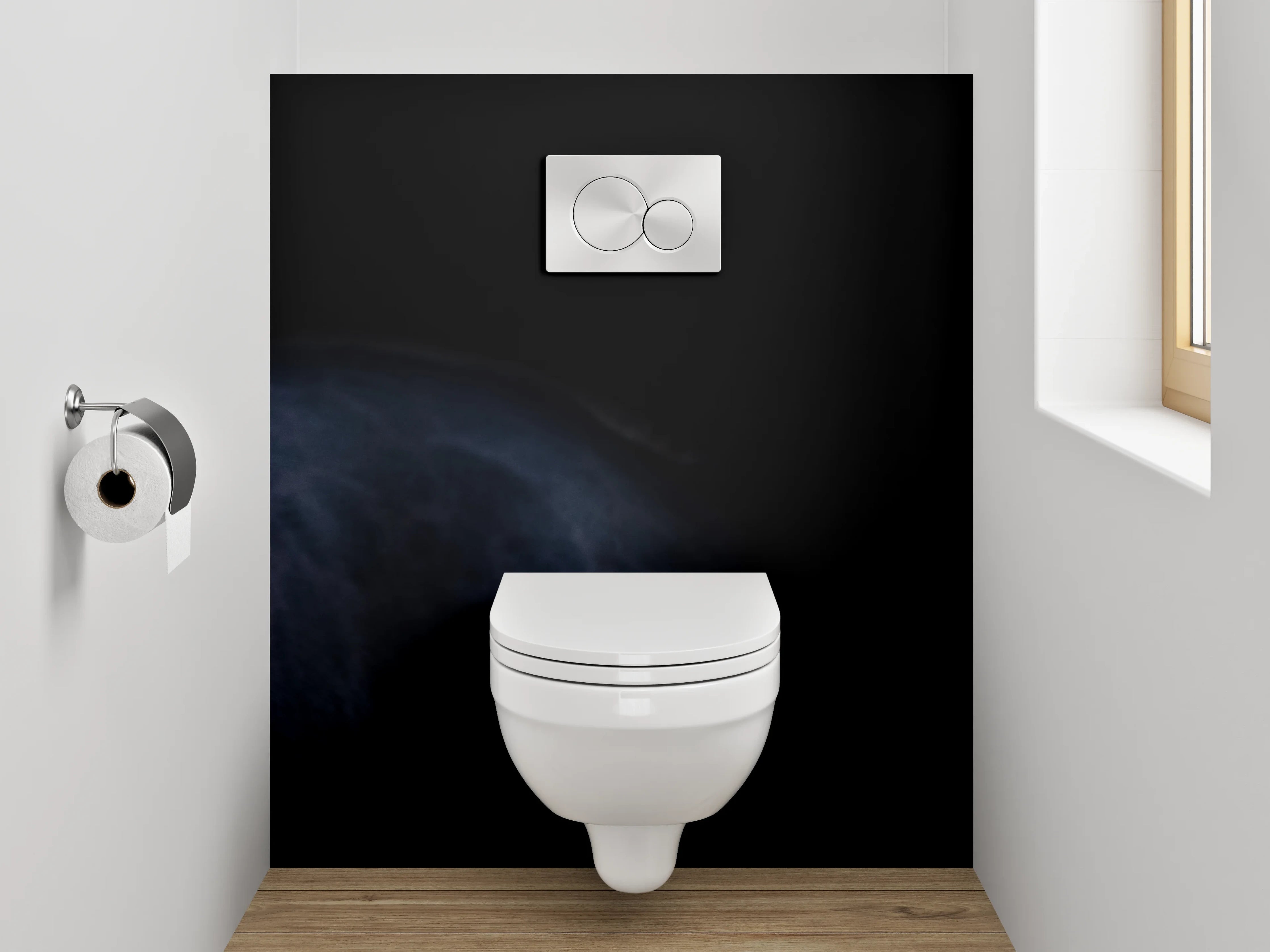 WC-Rückwand - Schwarzer Panther Kunst Fotografie