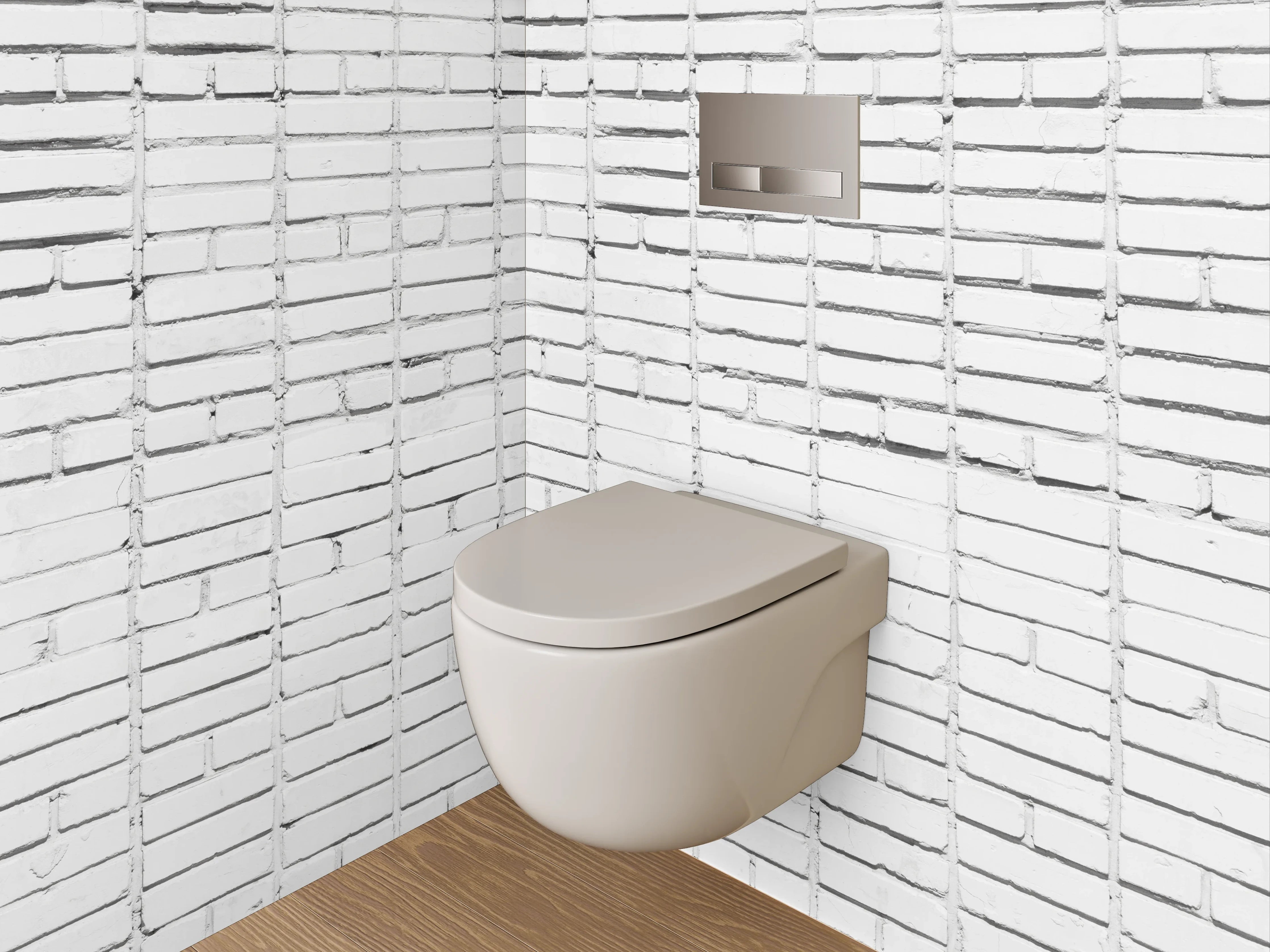 WC-Rückwand - Weiße Mosaikoptik Fliesenstruktur