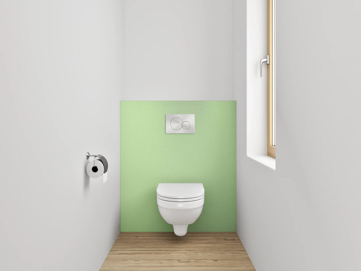 WC-Rückwand - Zarte grüne Struktur Tapete