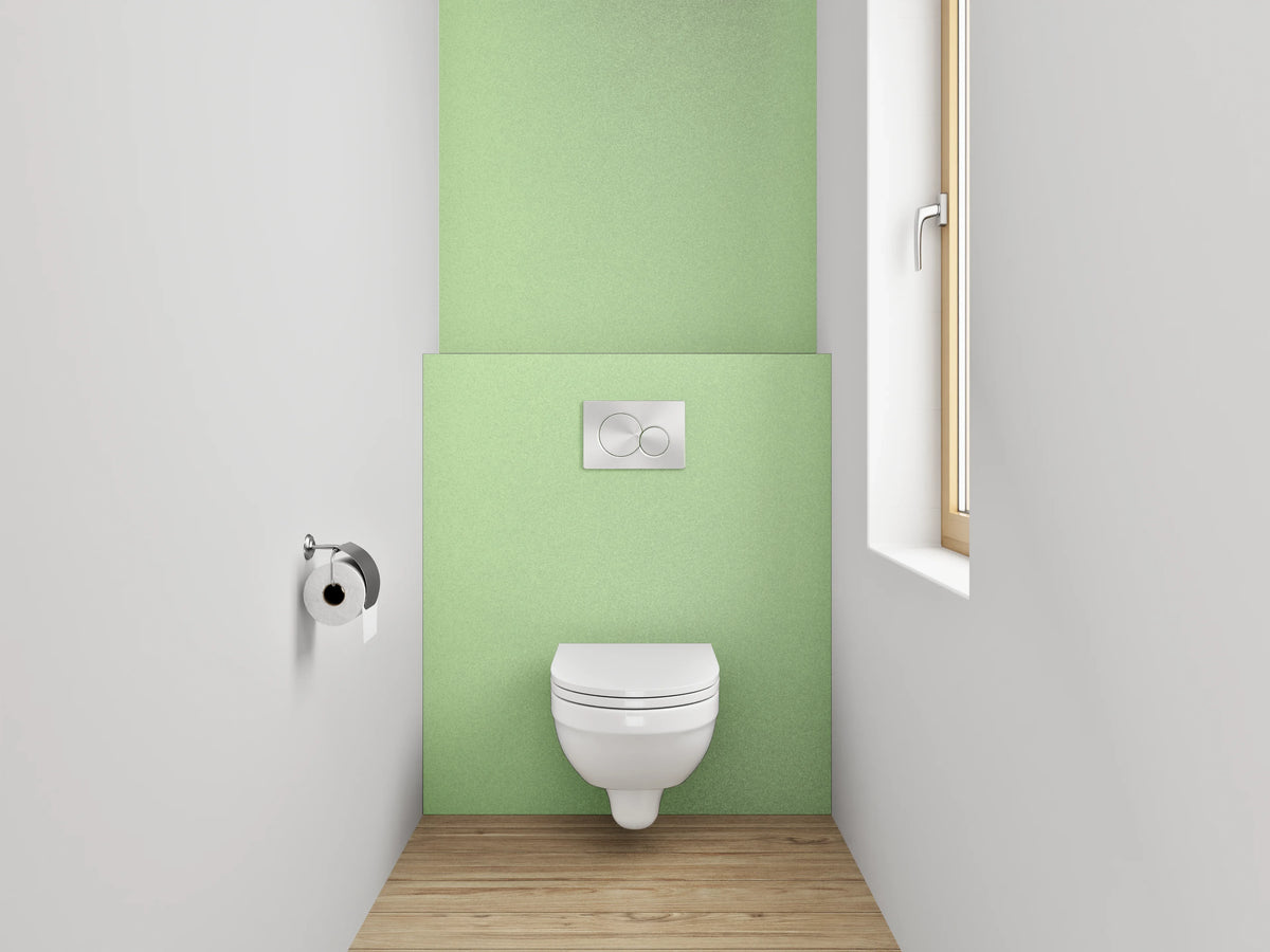 WC-Rückwand - Zarte grüne Struktur Tapete