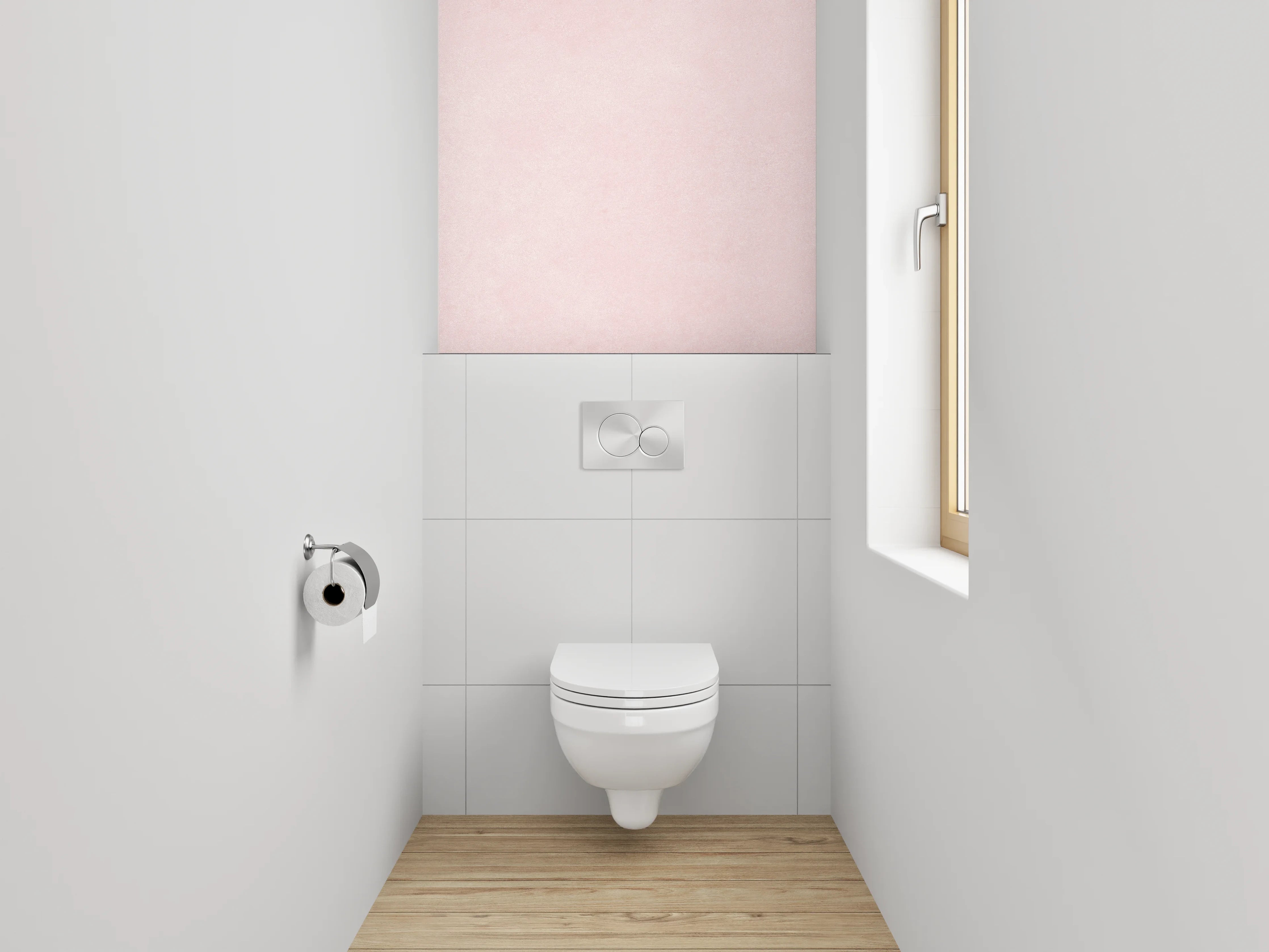 WC-Rückwand - Zarte rosa Struktur Tapete