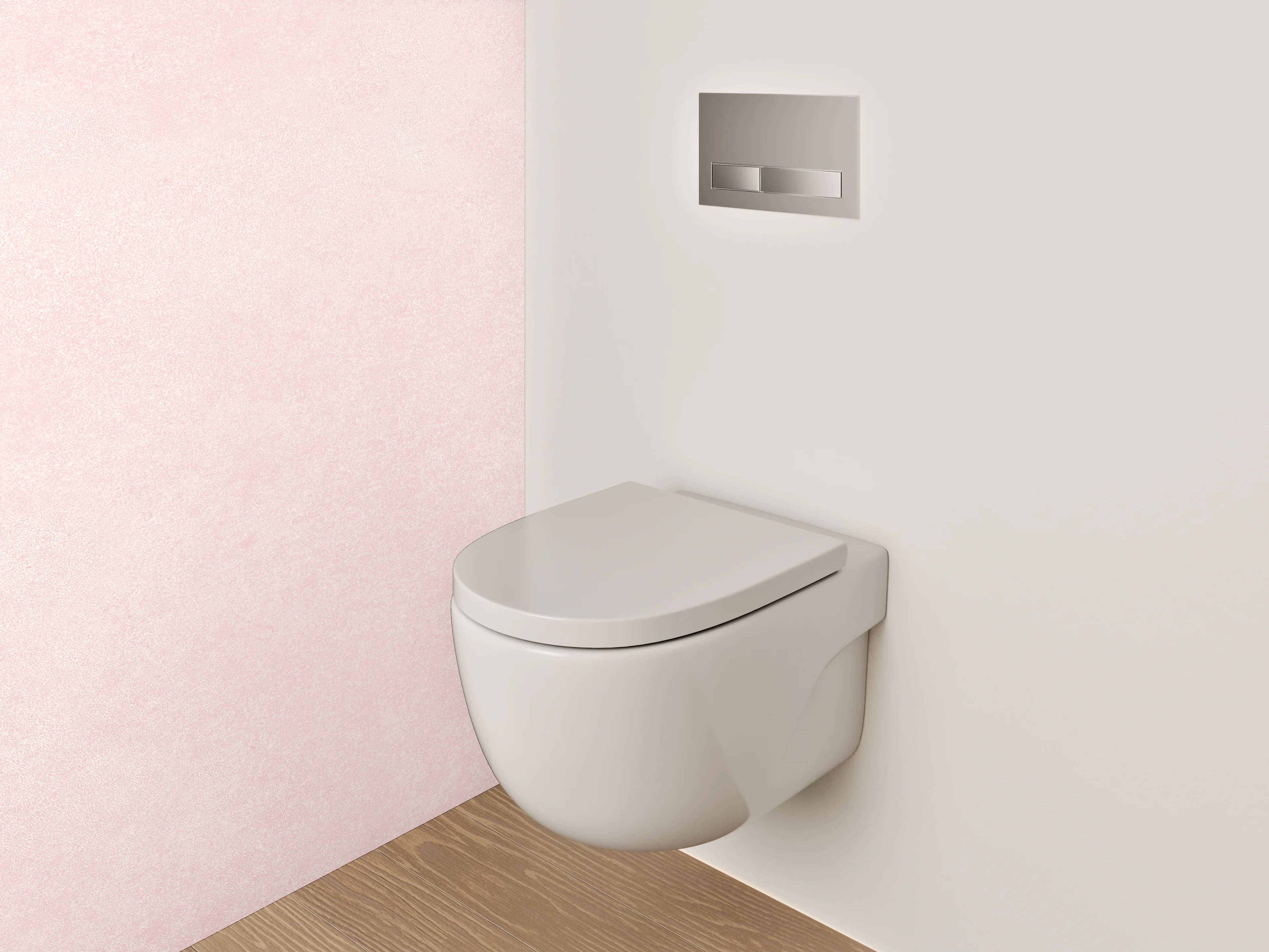 WC-Rückwand - Zarte rosa Struktur Tapete