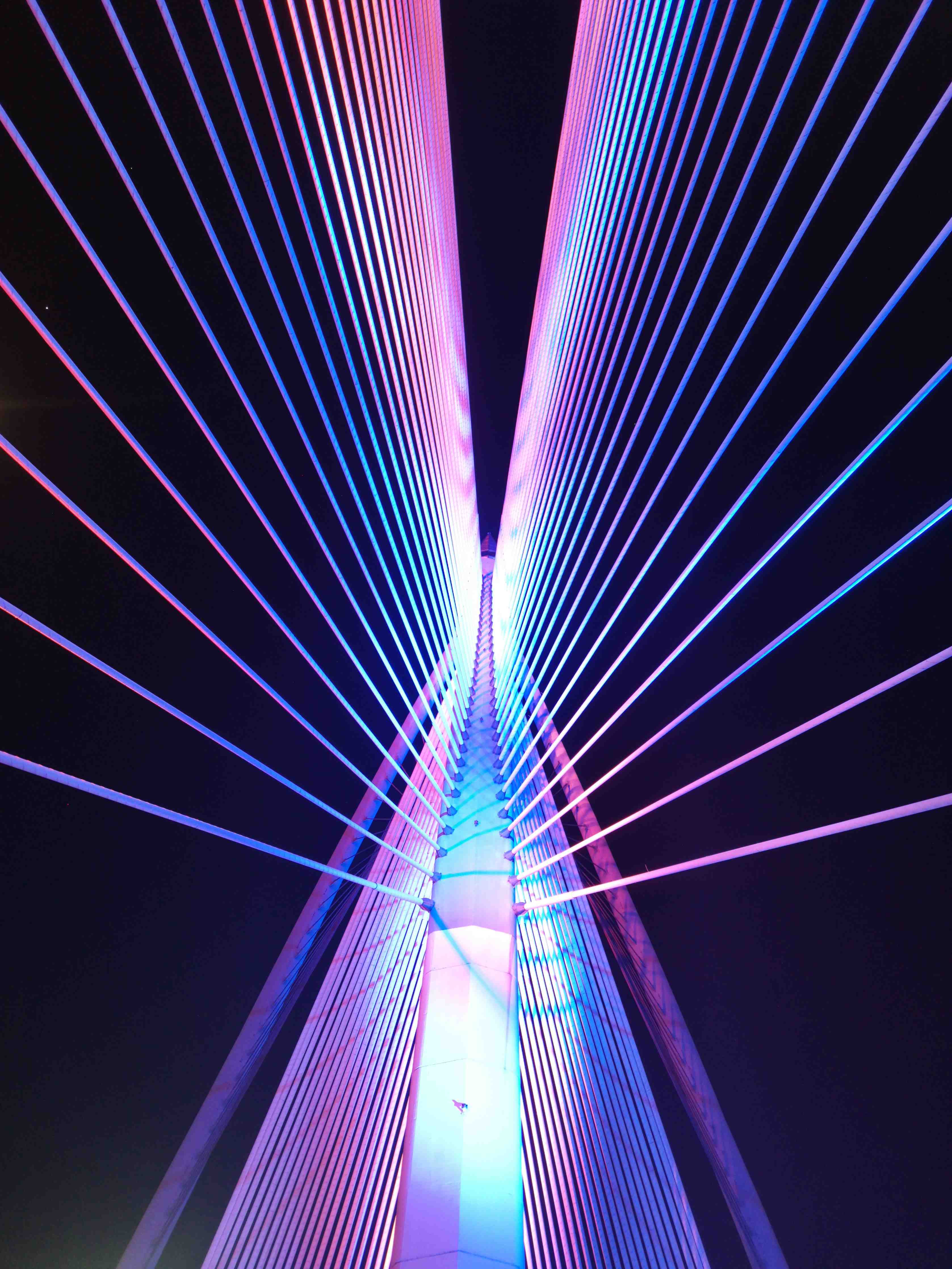 Wandverkleidung Bad-Abstrakte Neon Darstellung