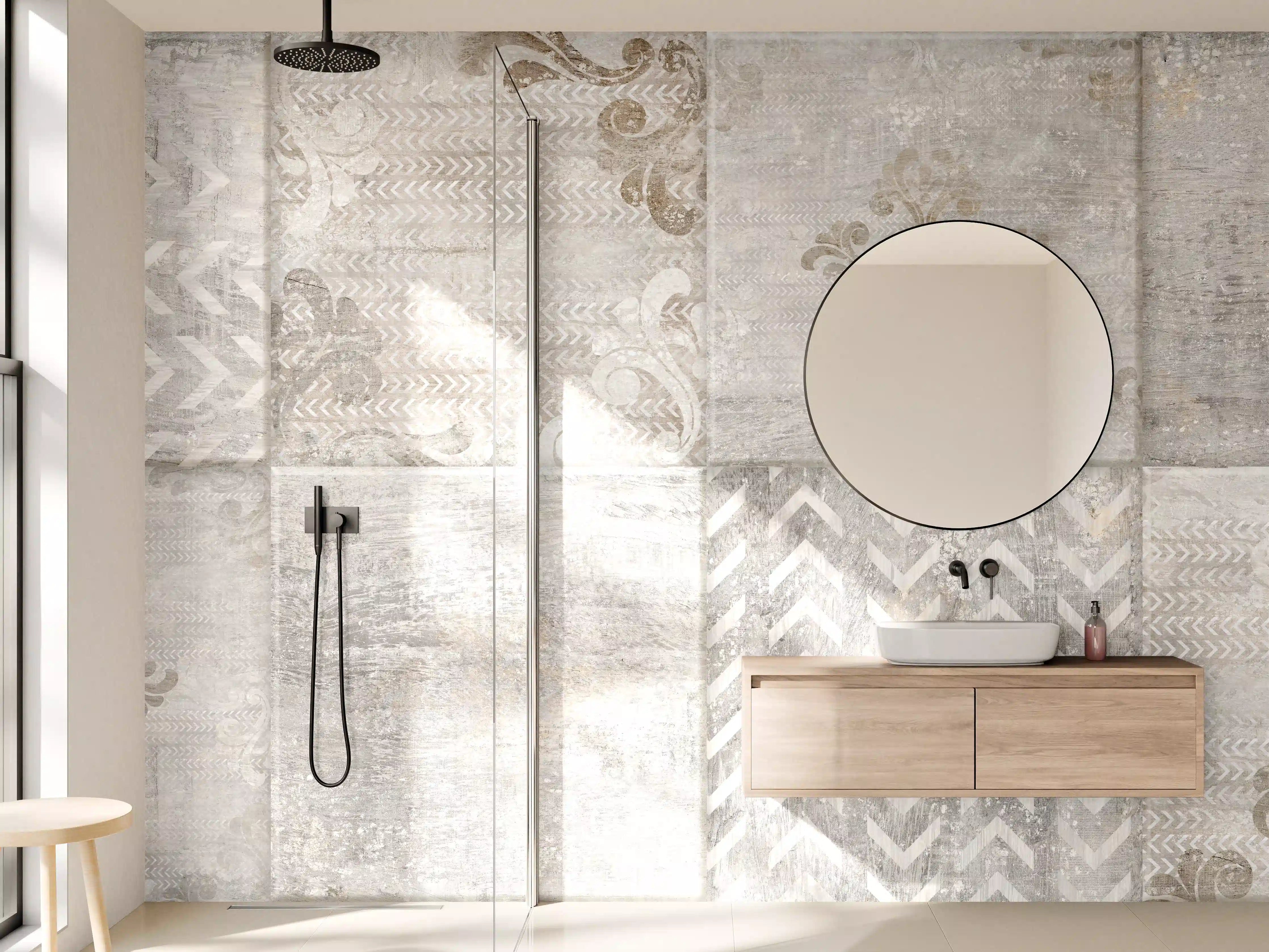 Wandverkleidung Bad - Abstrakter Mosaik Hintergrund