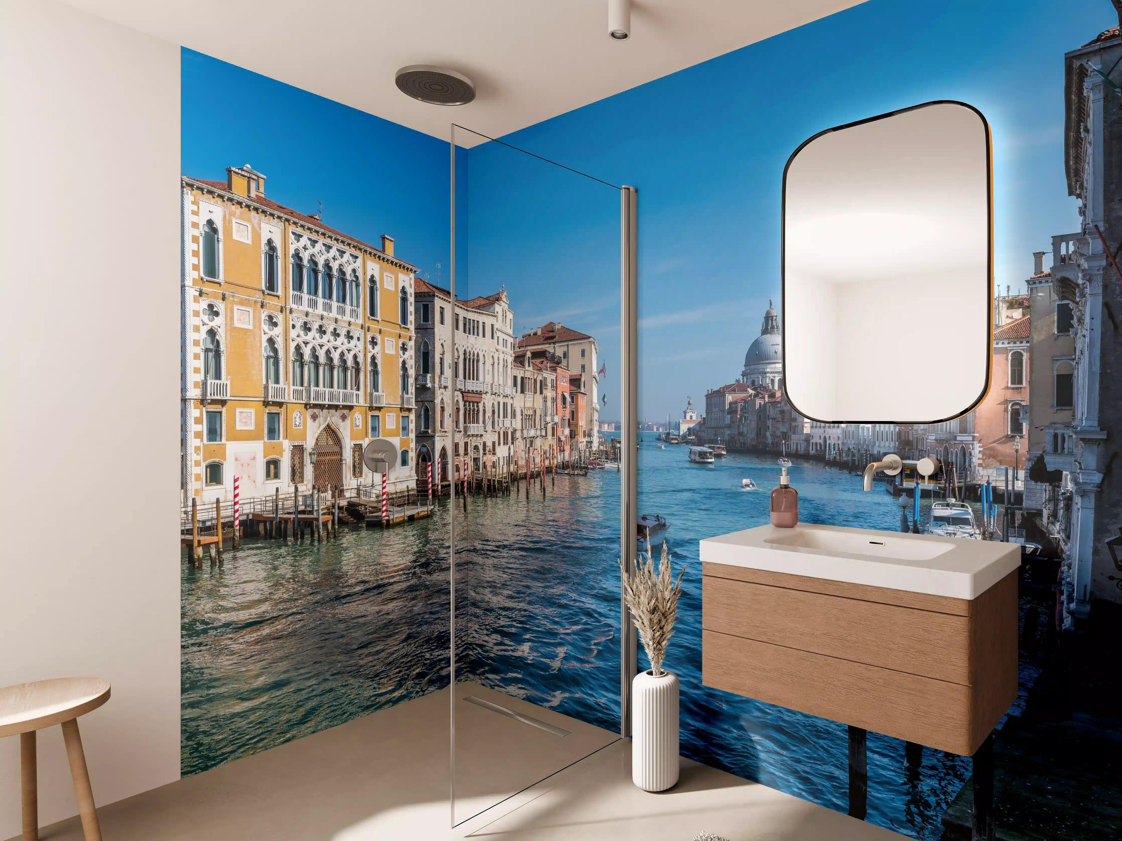 Wandverkleidung Bad - Accademia Brücke Venedig