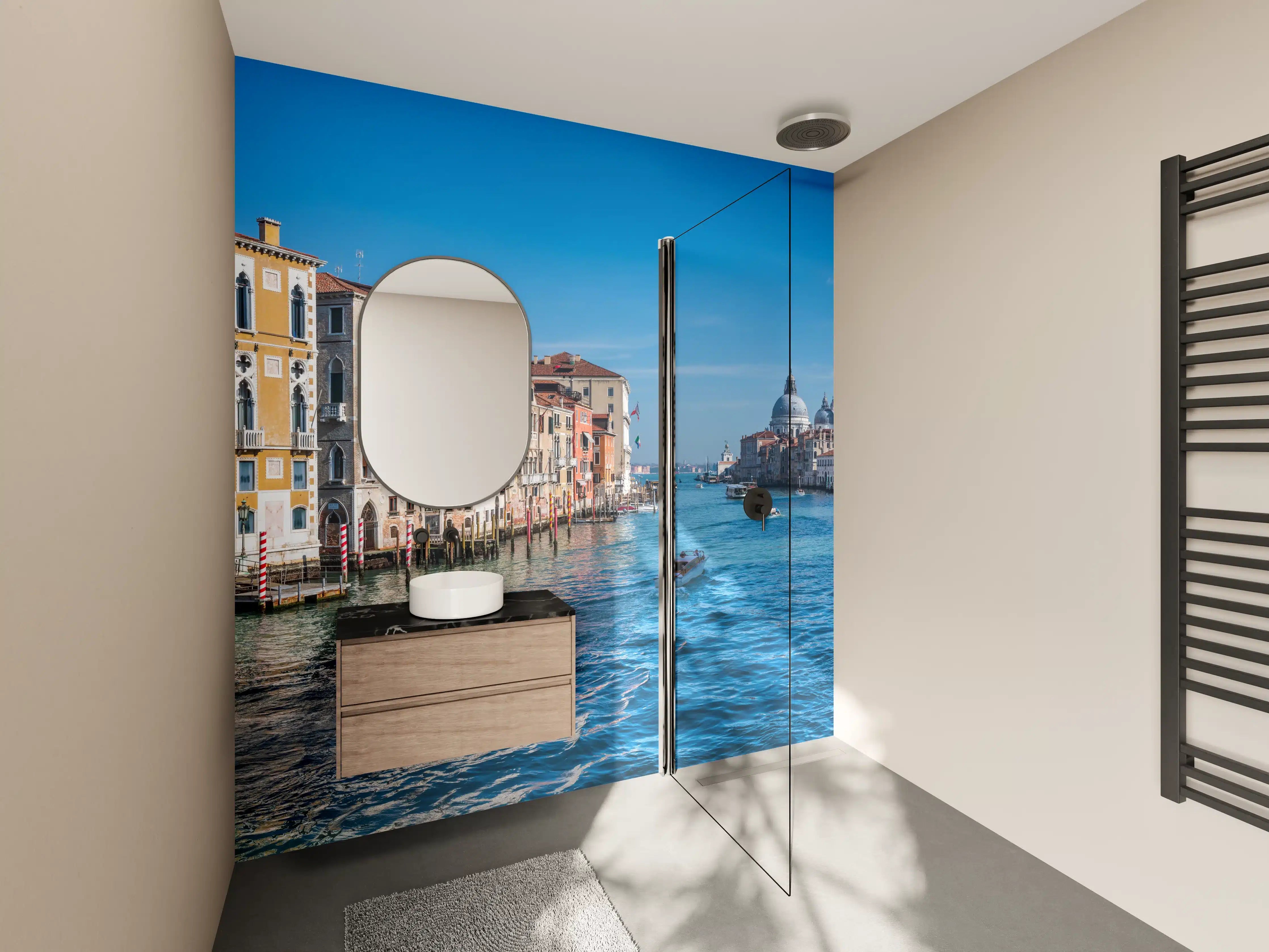 Wandverkleidung Bad - Accademia Brücke Venedig