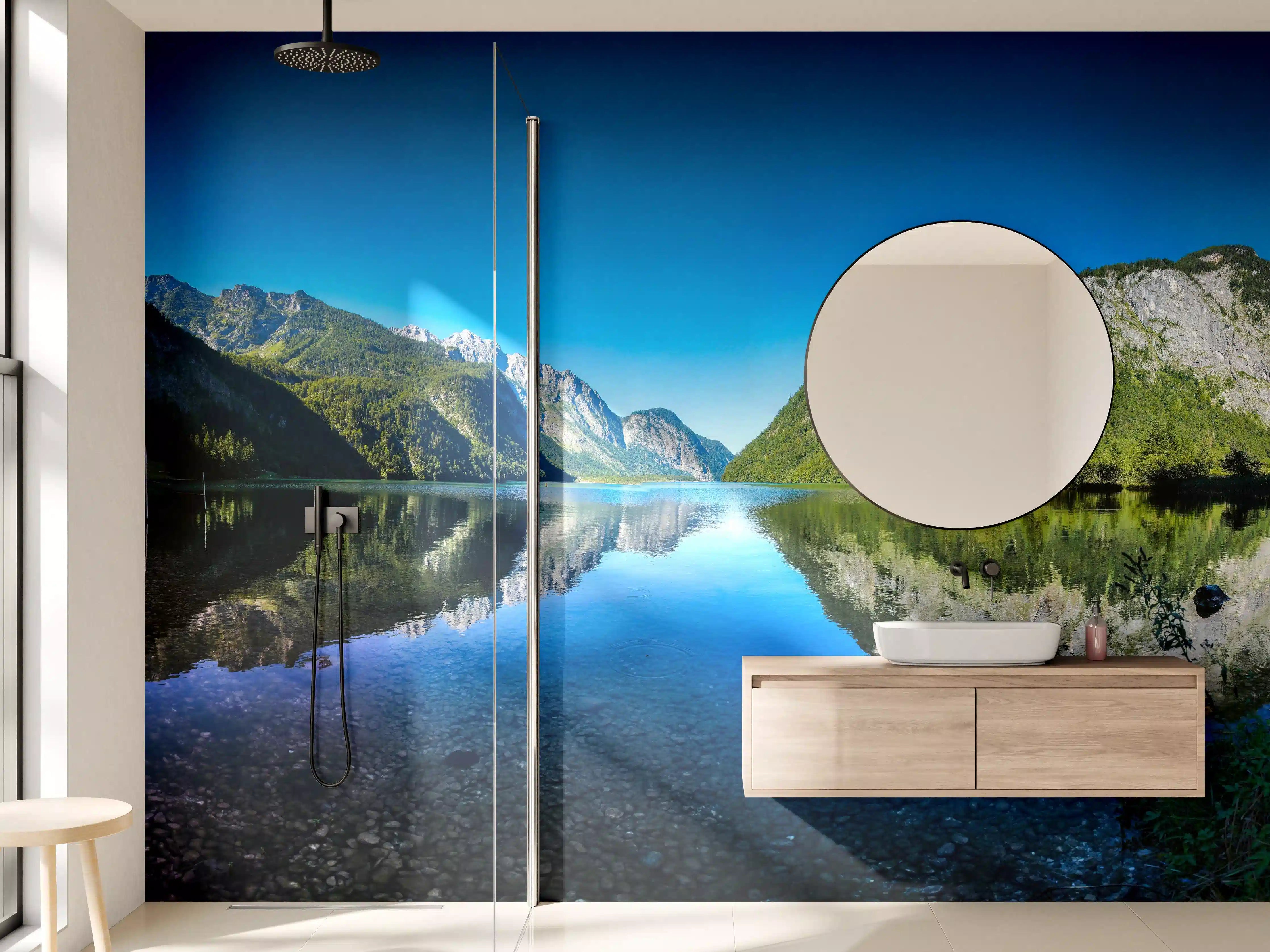 Wandverkleidung Bad - Alpen Königsee Österreich