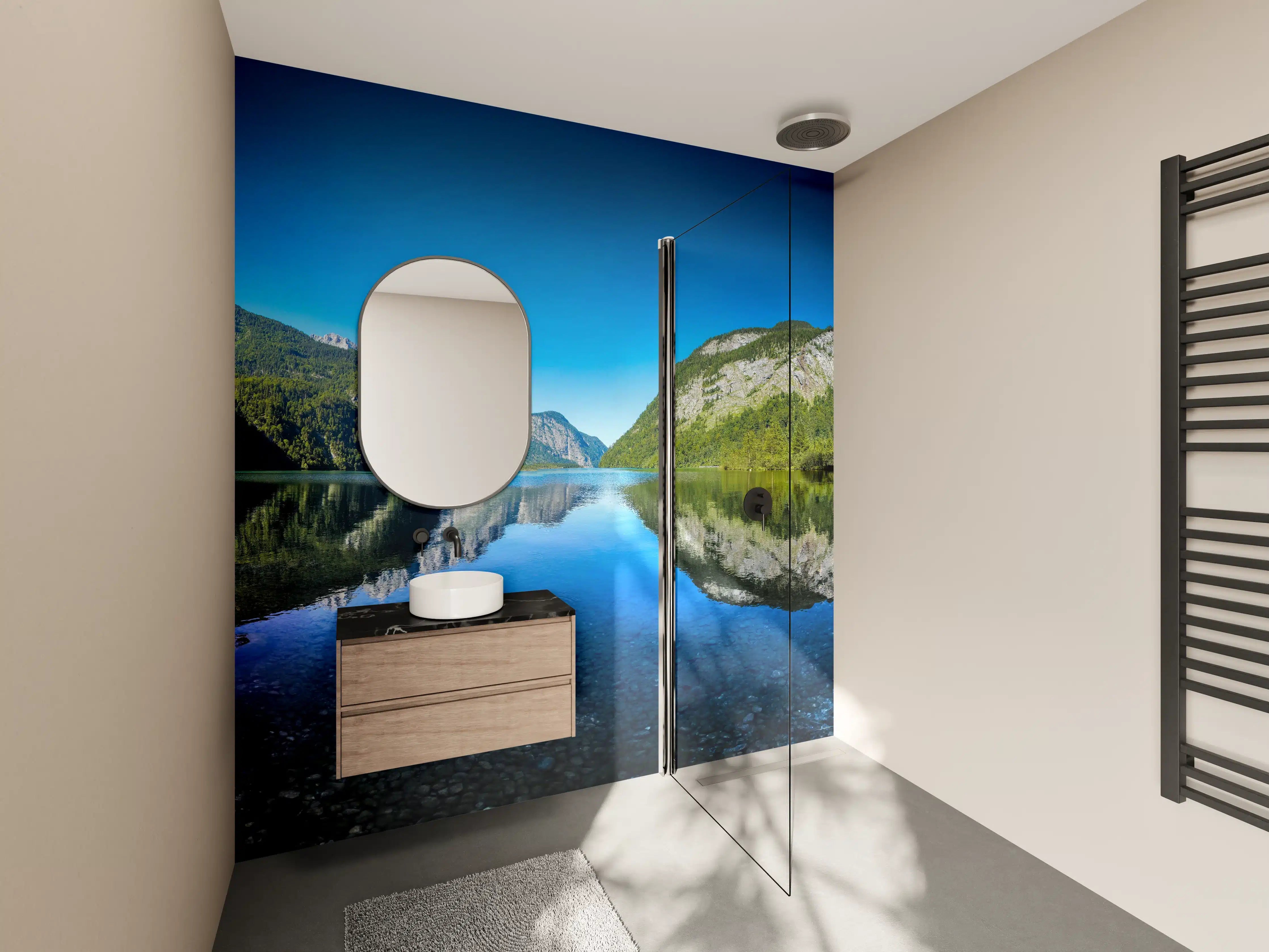 Wandverkleidung Bad - Alpen Königsee Österreich