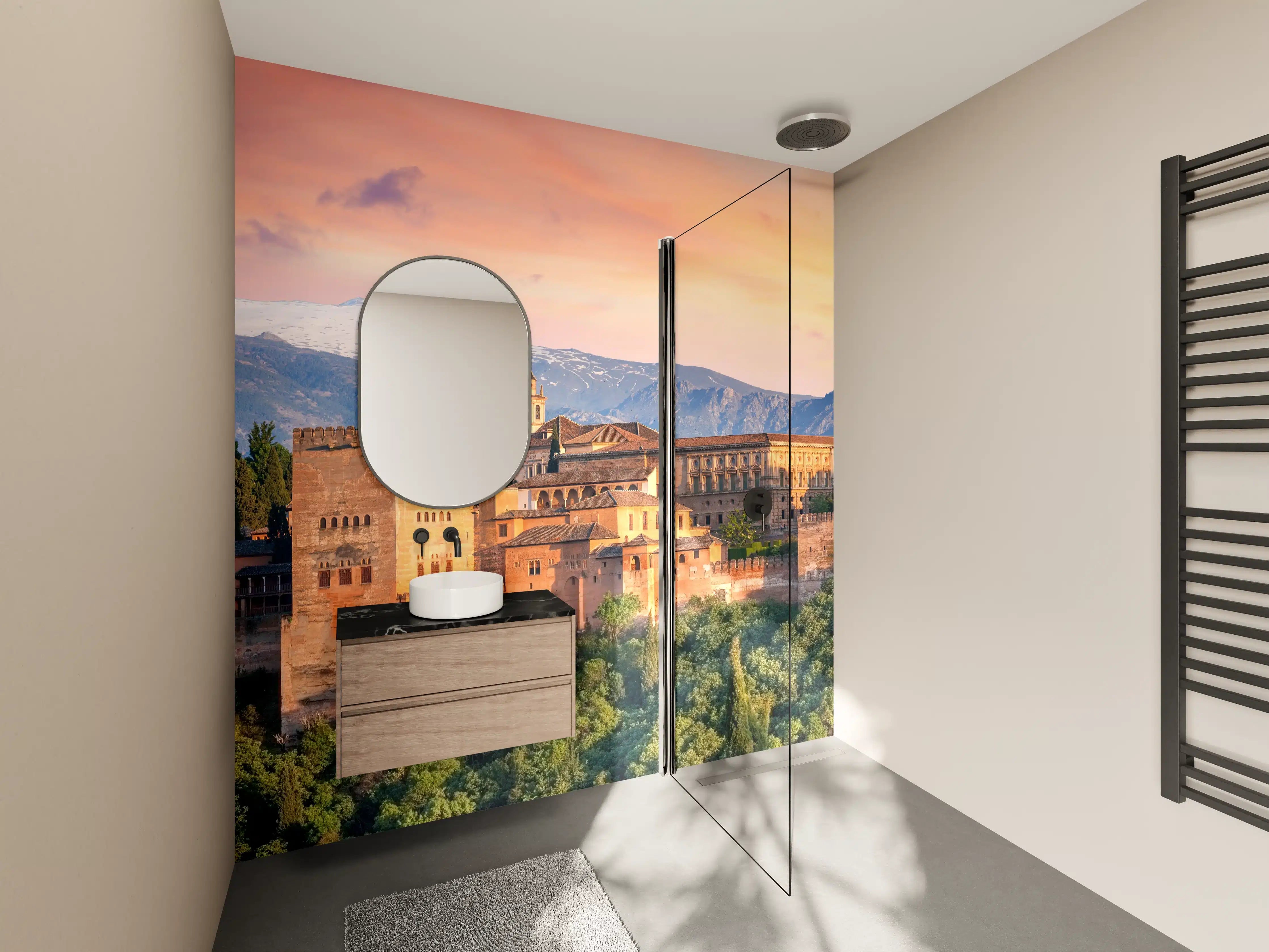 Wandverkleidung Bad - Alte arabische Festung - Alhambra