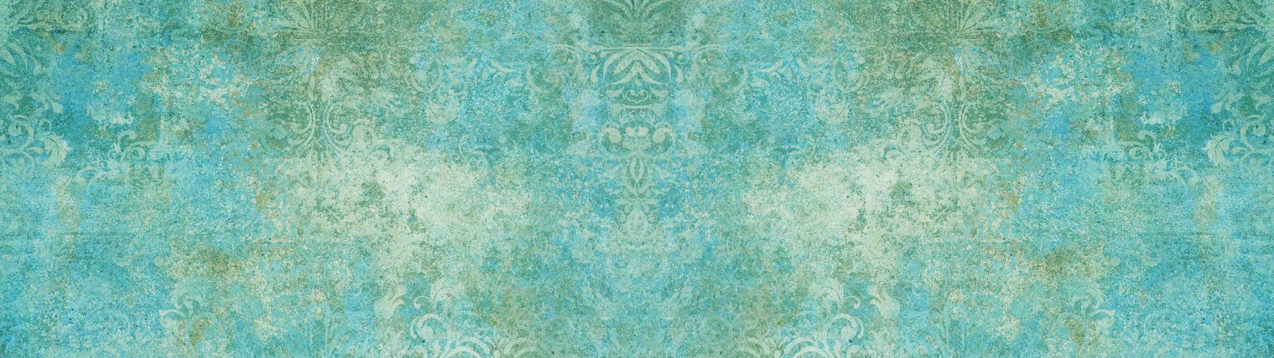 Wandverkleidung Bad-Alte blaugrüne Vintage-Fliesen