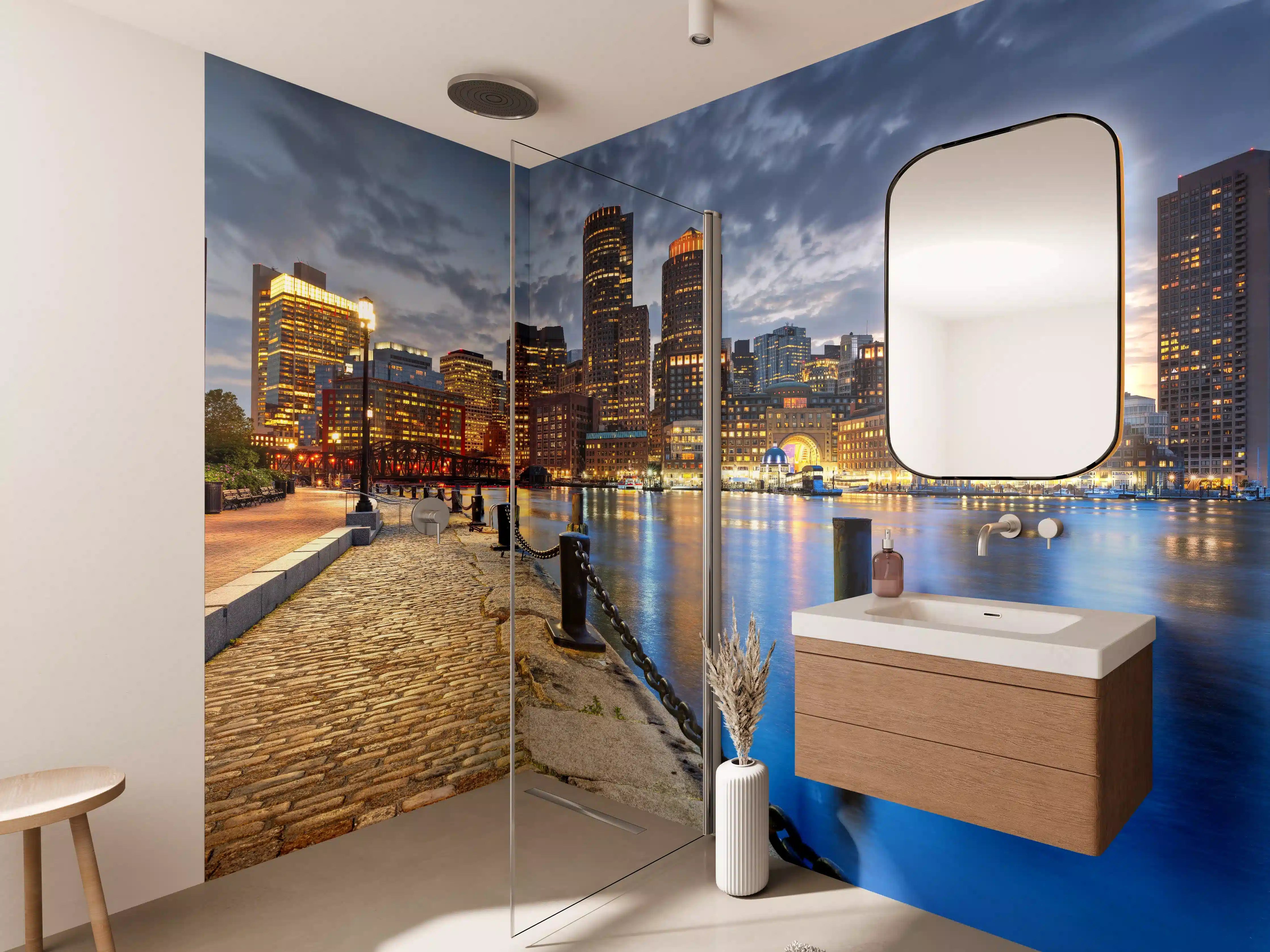 Wandverkleidung Bad - Alte kaputte Betonmauer