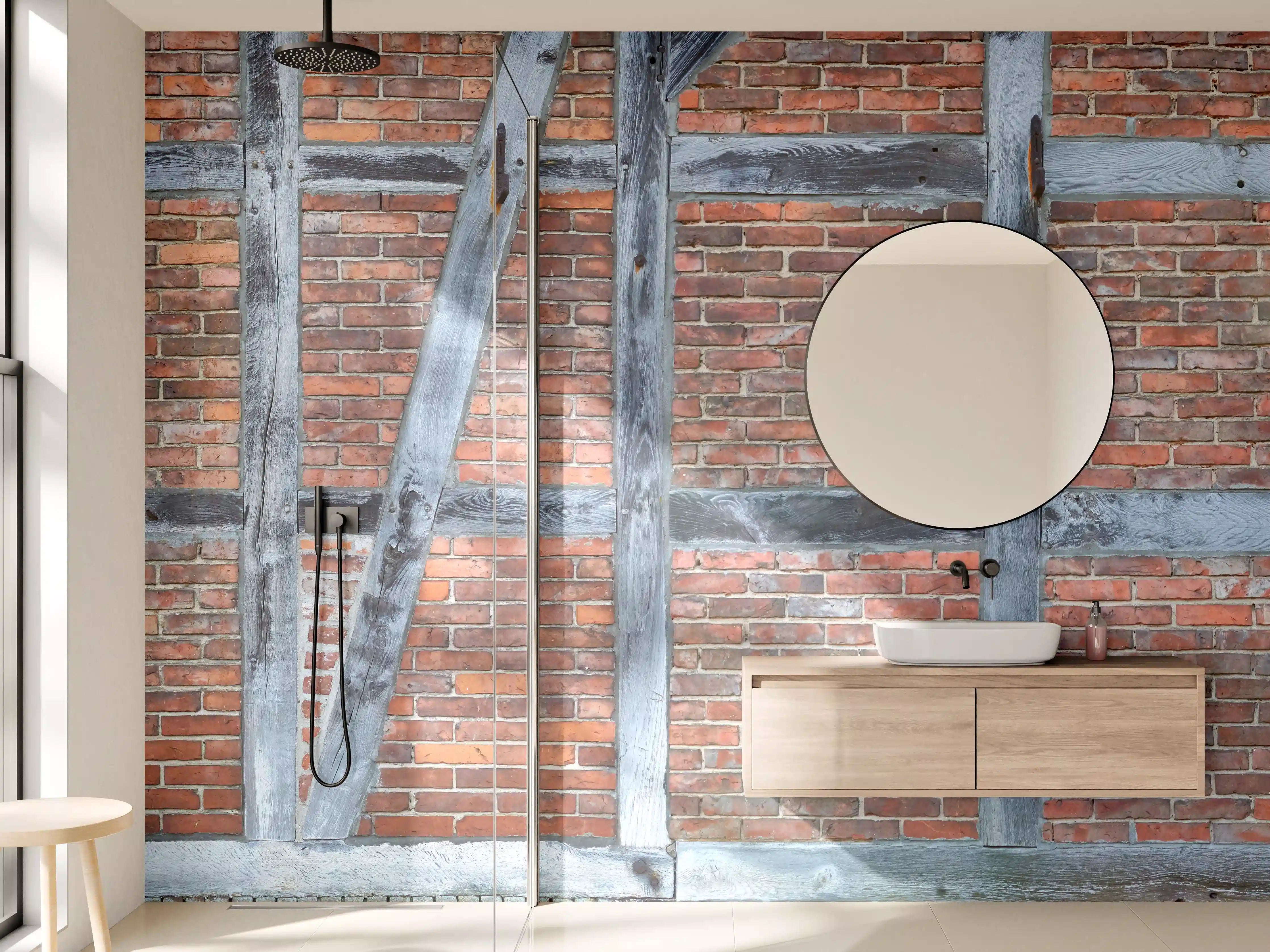 Wandverkleidung Bad - Altmodische Wand aus Niedersachen