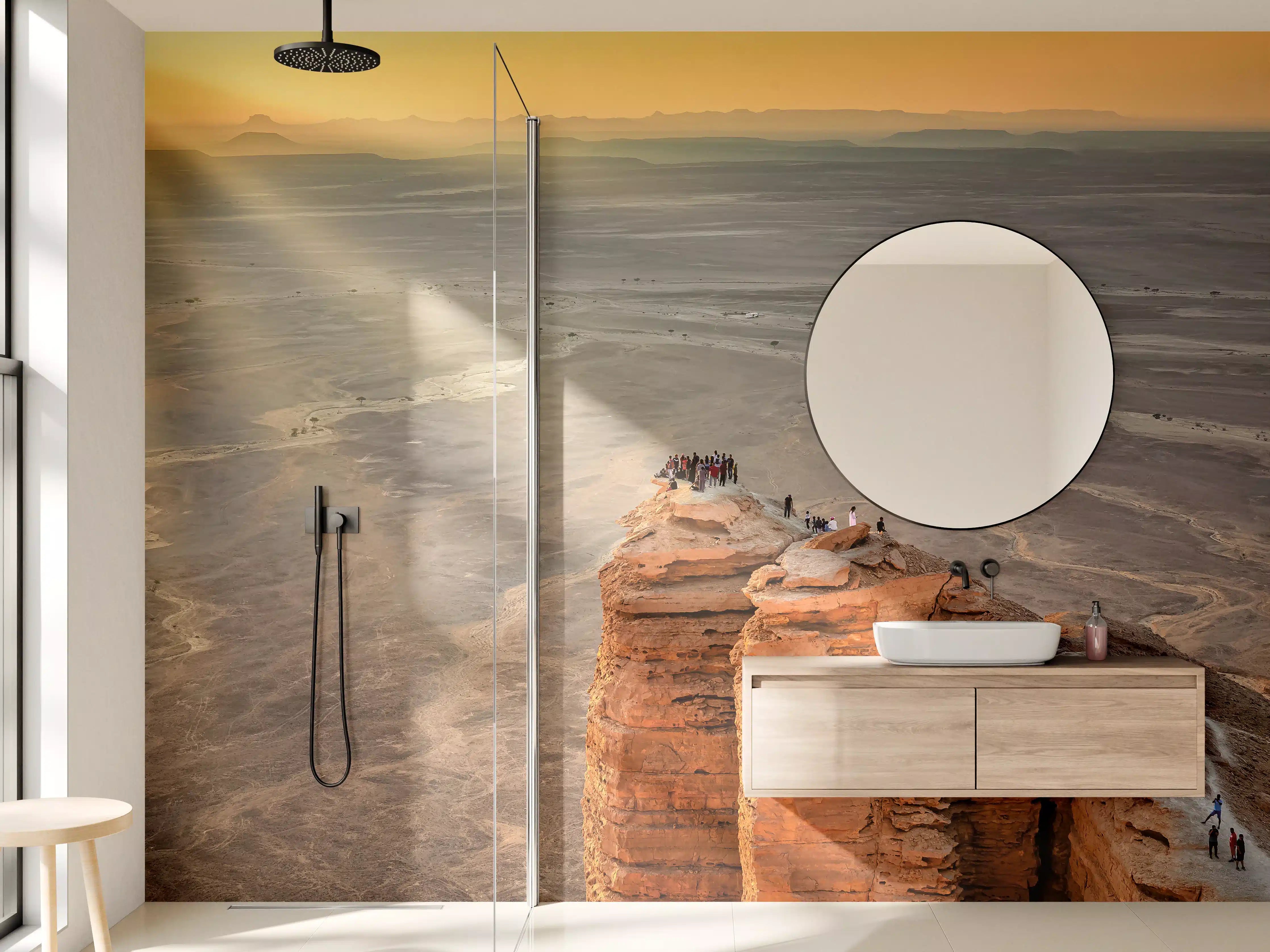 Wandverkleidung Bad - Arabien Edge of the World