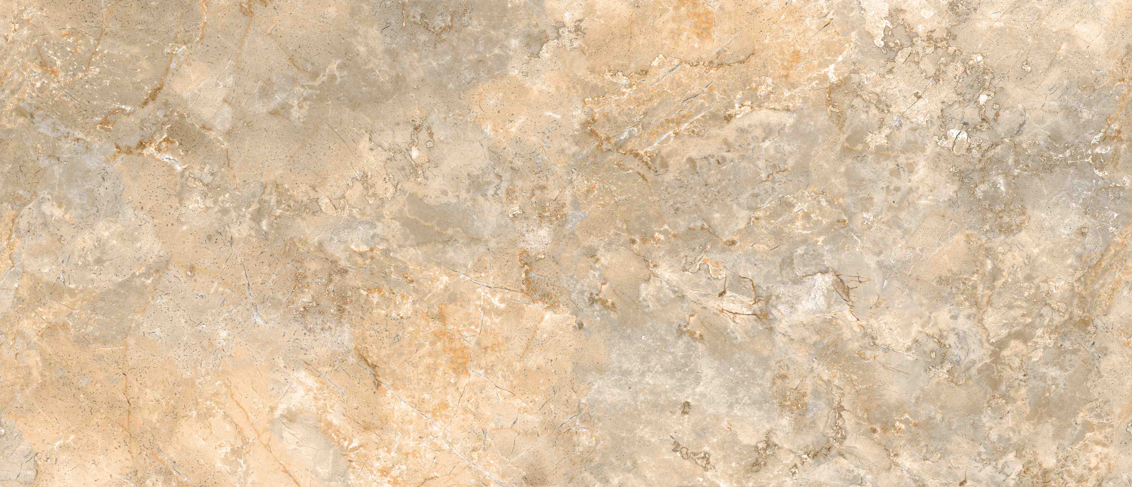 Wandverkleidung Bad-Beige Marmorstruktur mit natürlichen Mustern