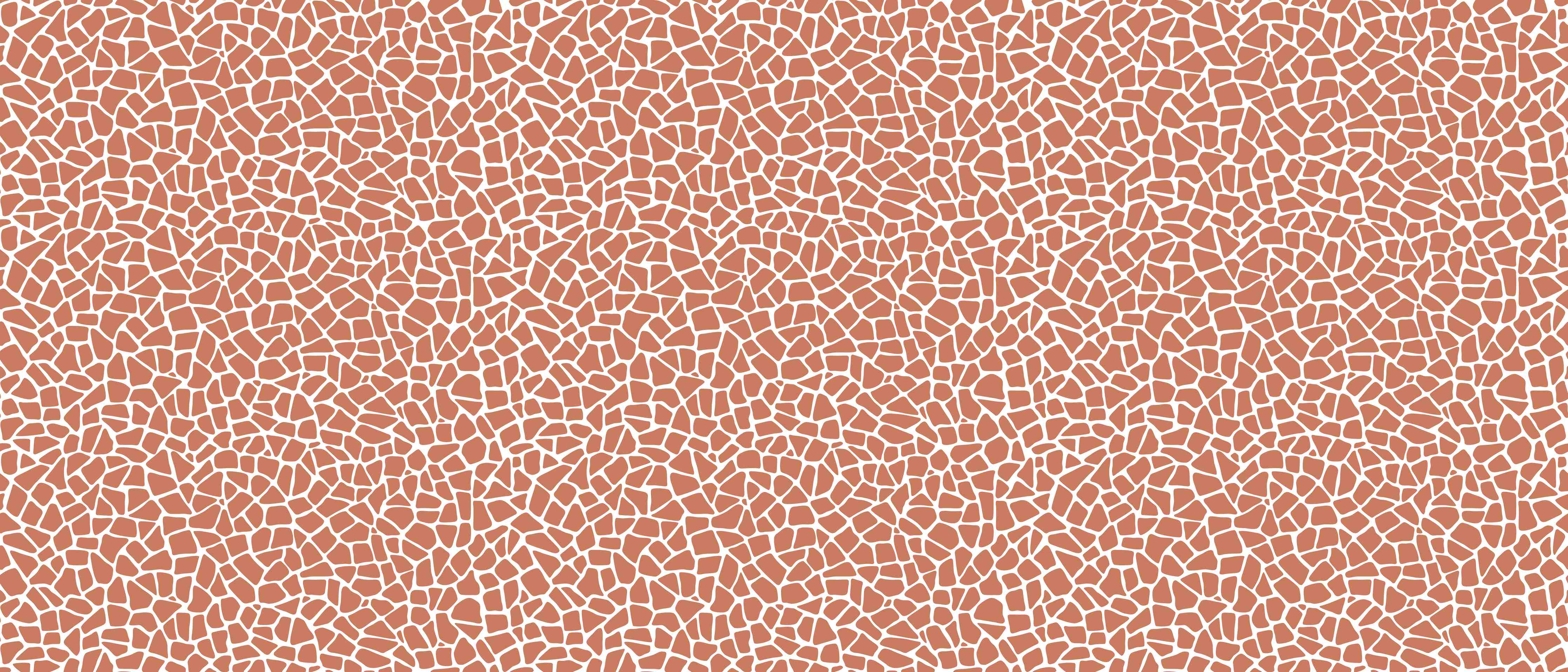 Wandverkleidung Bad-Beige Mosaikpflaster mit weißen Linien