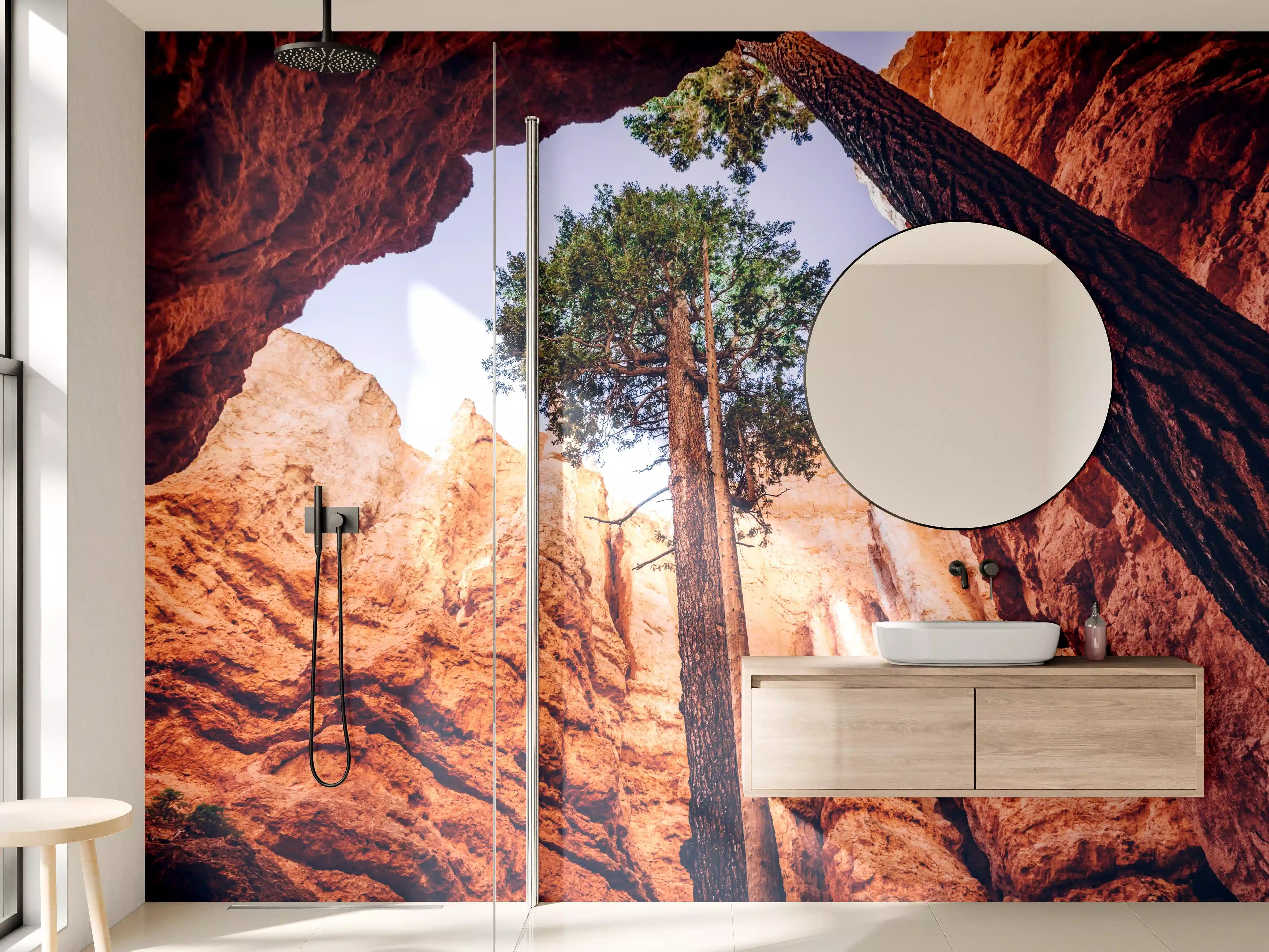 Wandverkleidung Bad - Bryce Canyon Rötliche Felsen