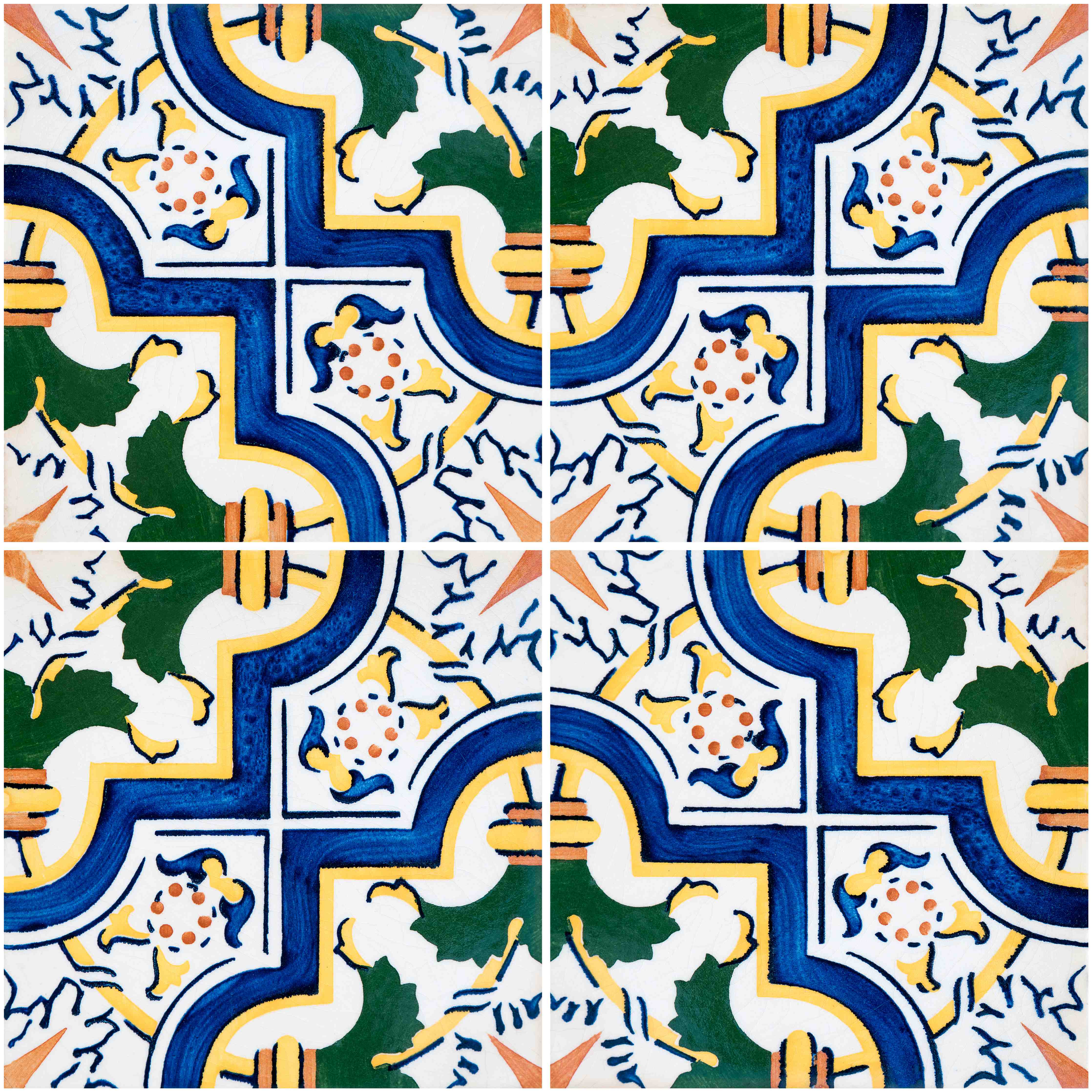 Wandverkleidung Bad-Bunte Fliesen mit Mediterranean-Muster