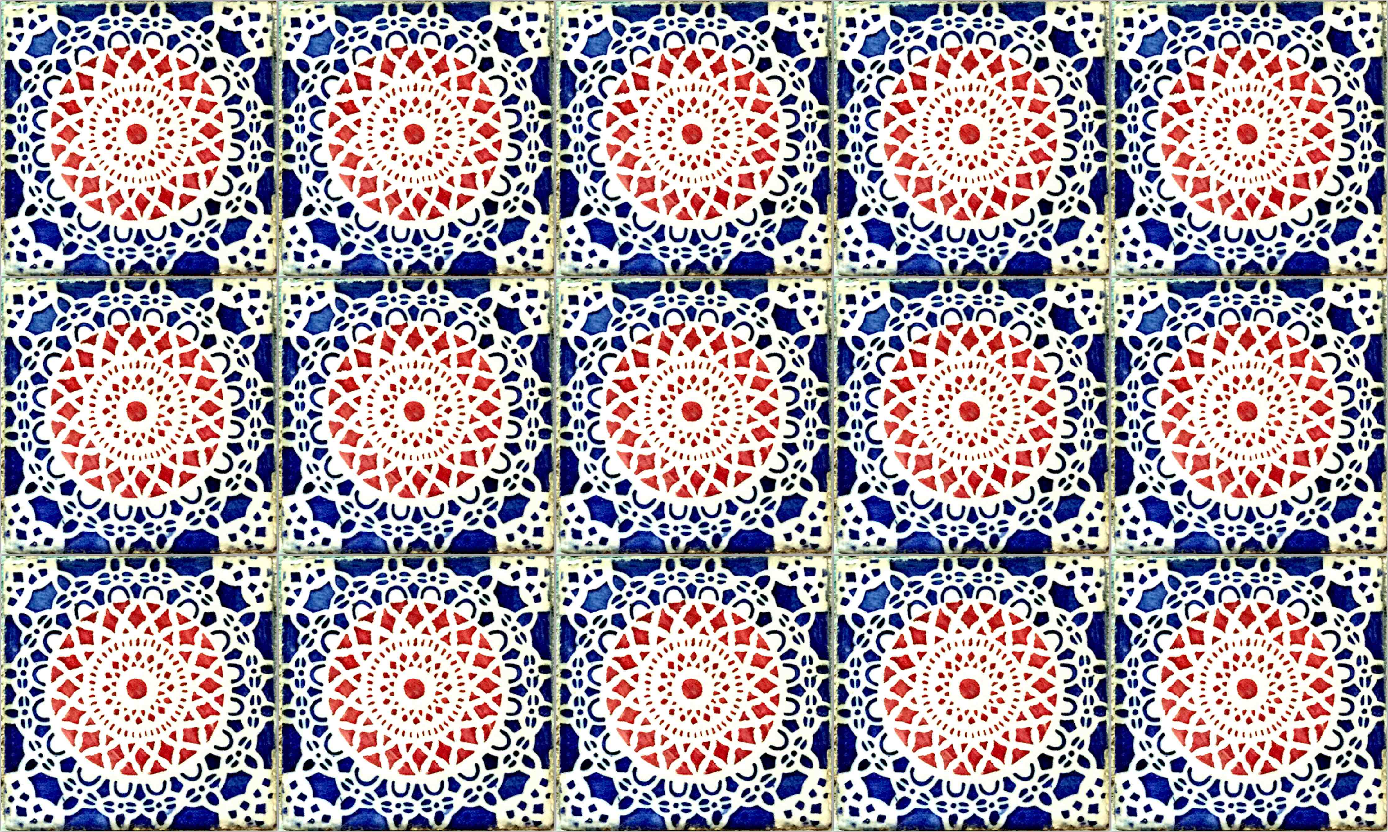 Wandverkleidung Bad-Bunten Azulejo-Fliesenmuster