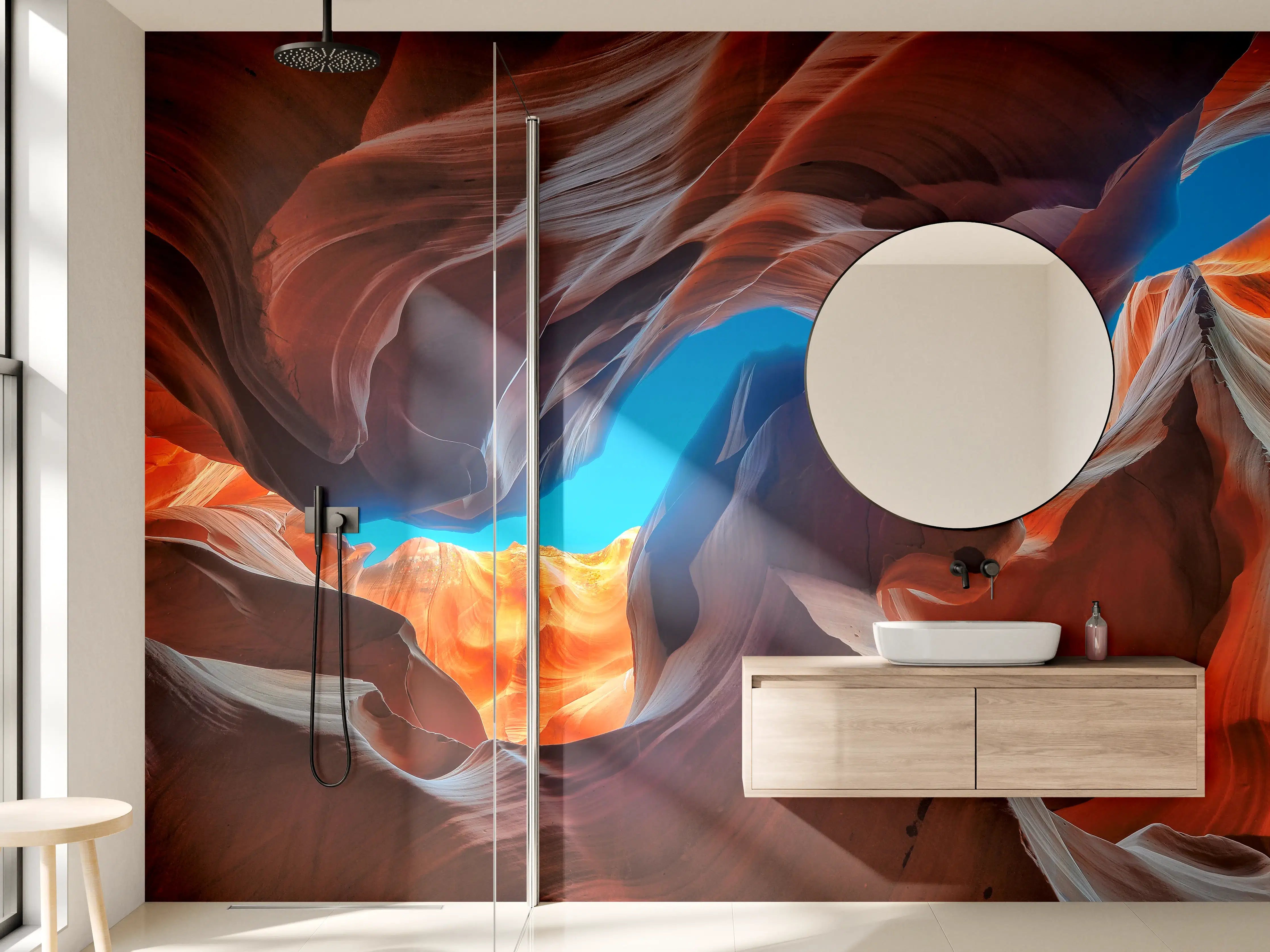 Wandverkleidung Bad - Der magische Antelope Canyon