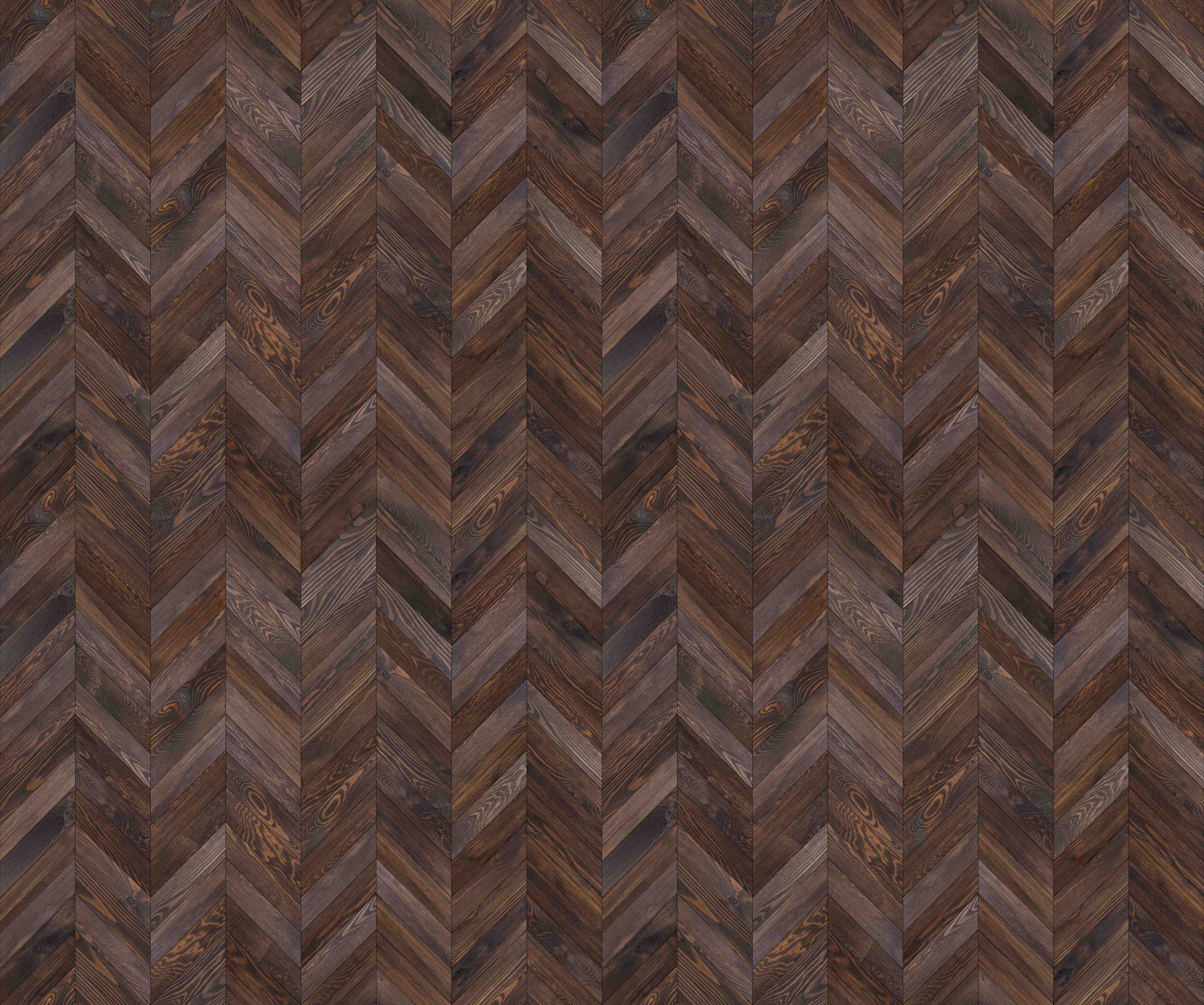 Wandverkleidung Bad-Dunkle Holzmaserung in Herringbone-Muster