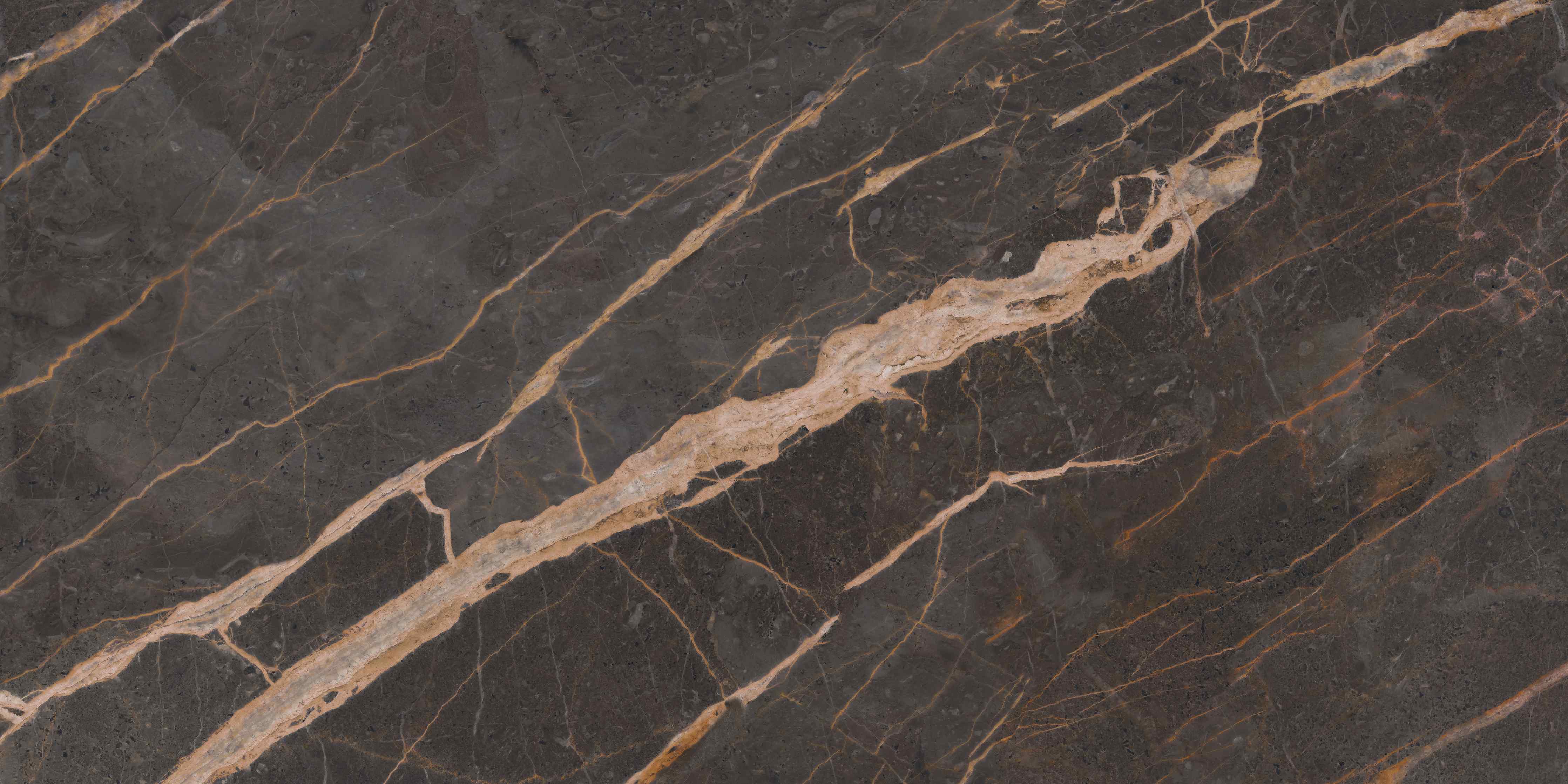 Wandverkleidung Bad-Elegante dunkle Marmor-Textur mit goldenen Adern