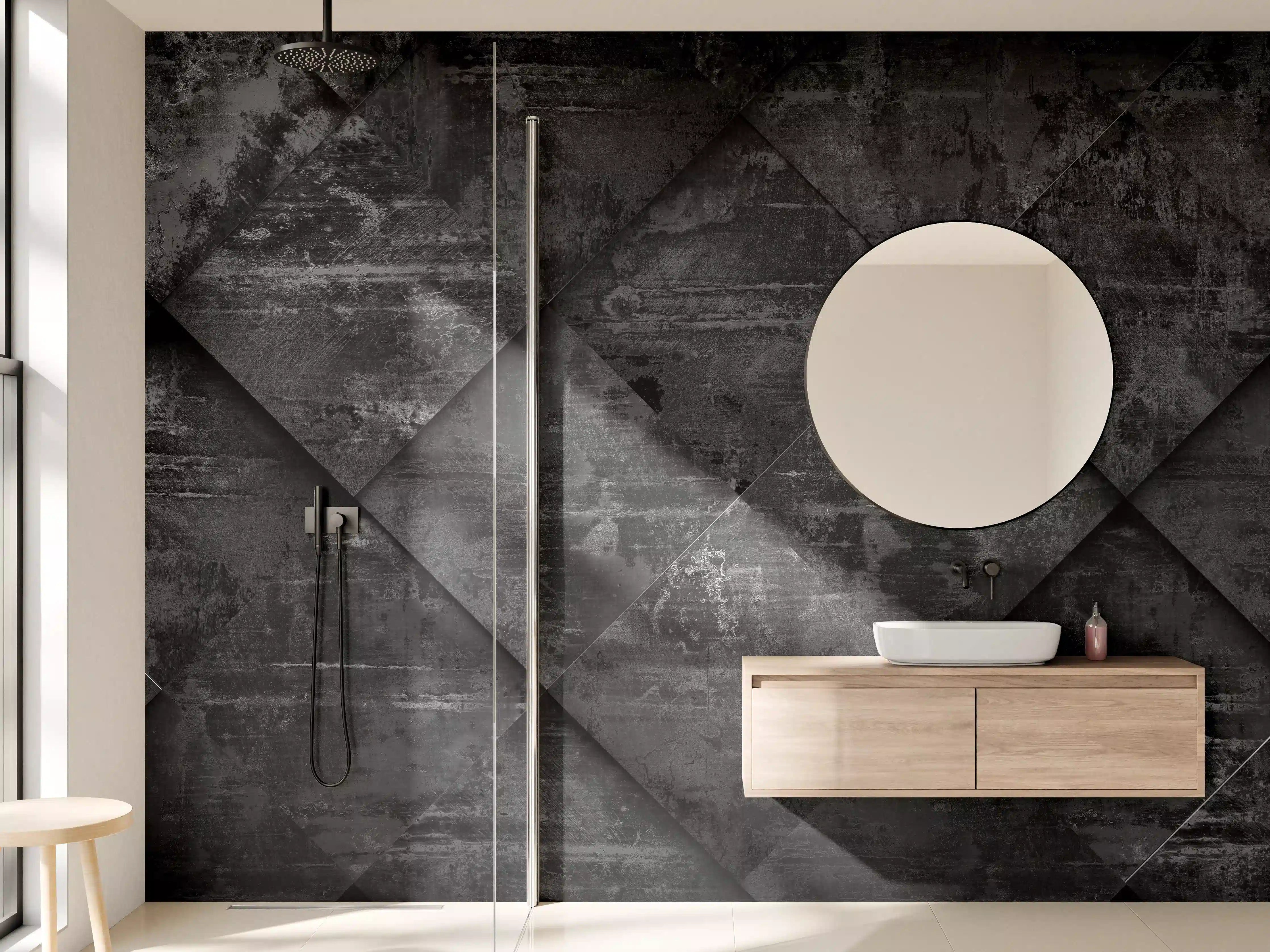 Wandverkleidung Bad - Extra Dark Design Hintergrund