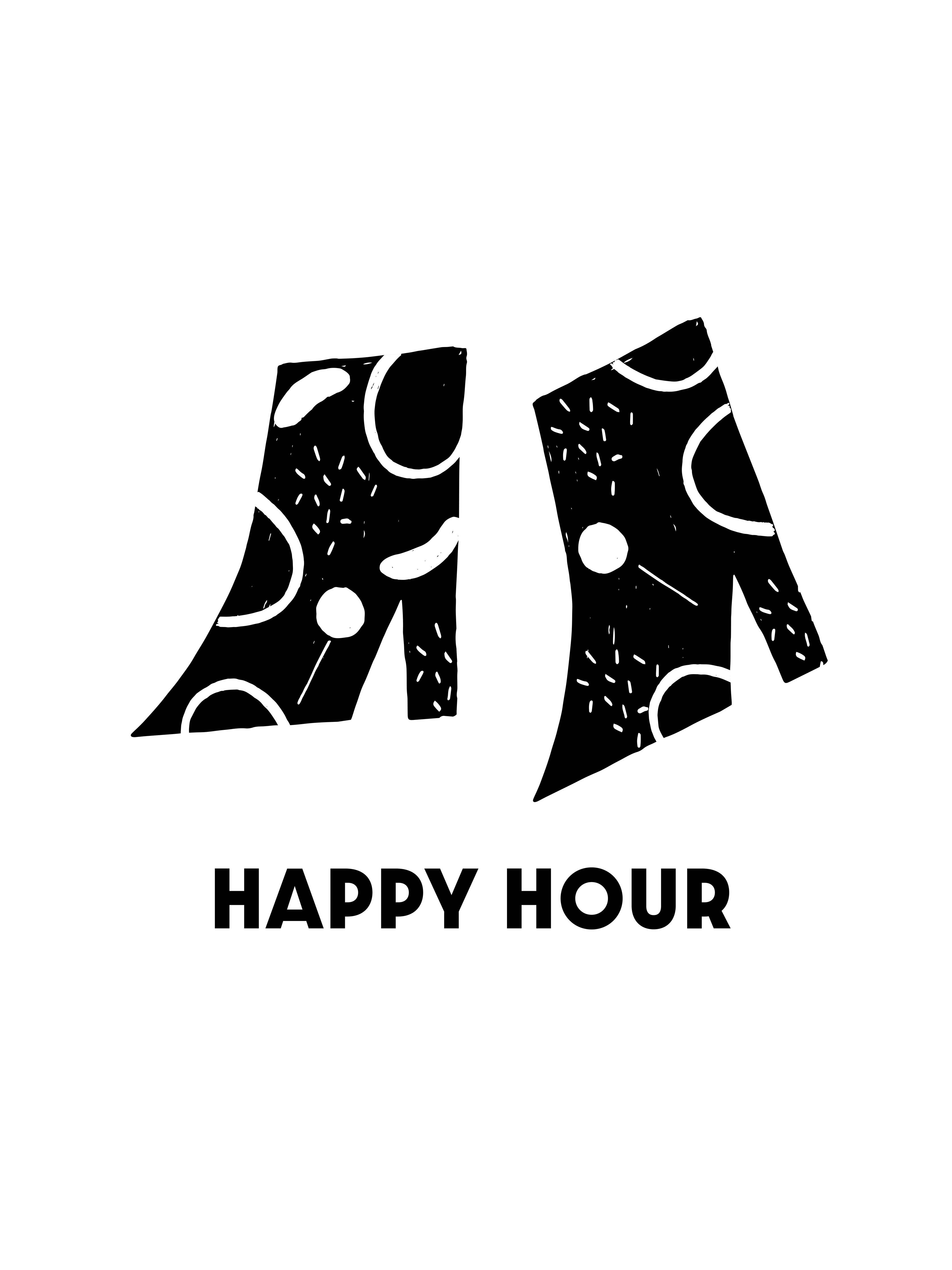 Wandverkleidung Bad-Feierliche Happy Hour Illustration mit modernen Mustern