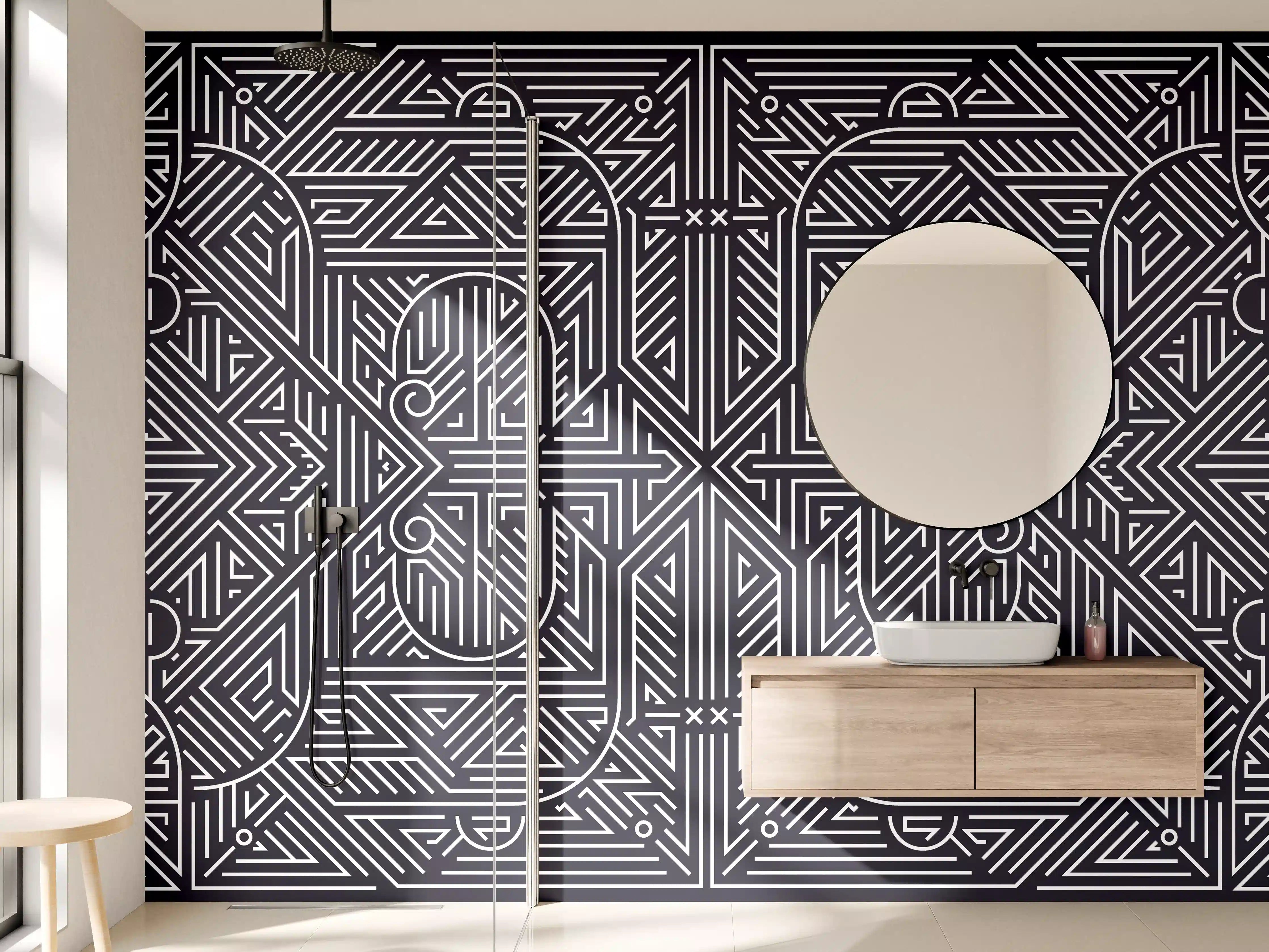 Wandverkleidung Bad - Graue Akzente: Zeitgemäße Wandkunst