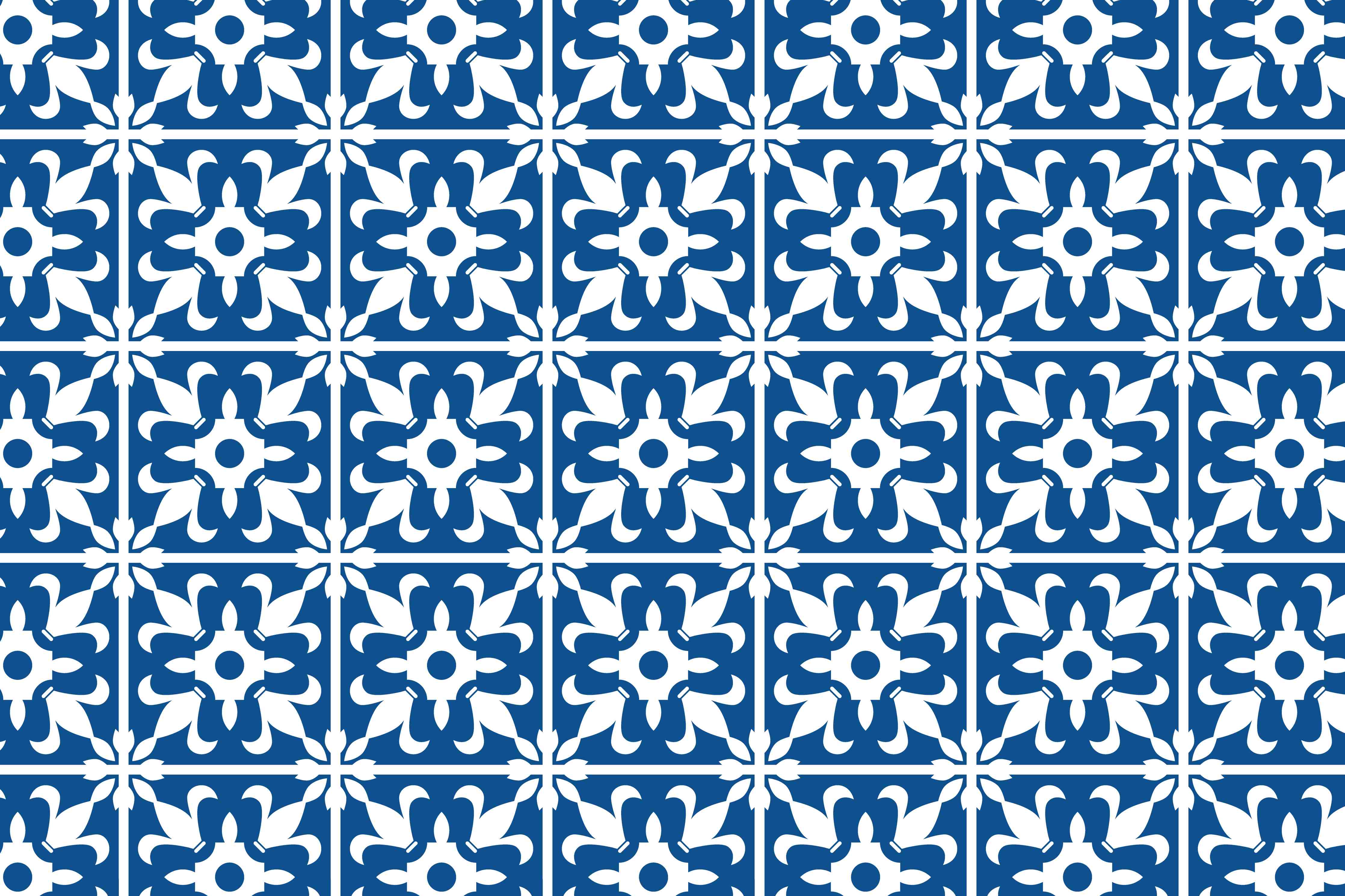 Wandverkleidung Bad-Graue Blumenfliesen mit Weißmuster