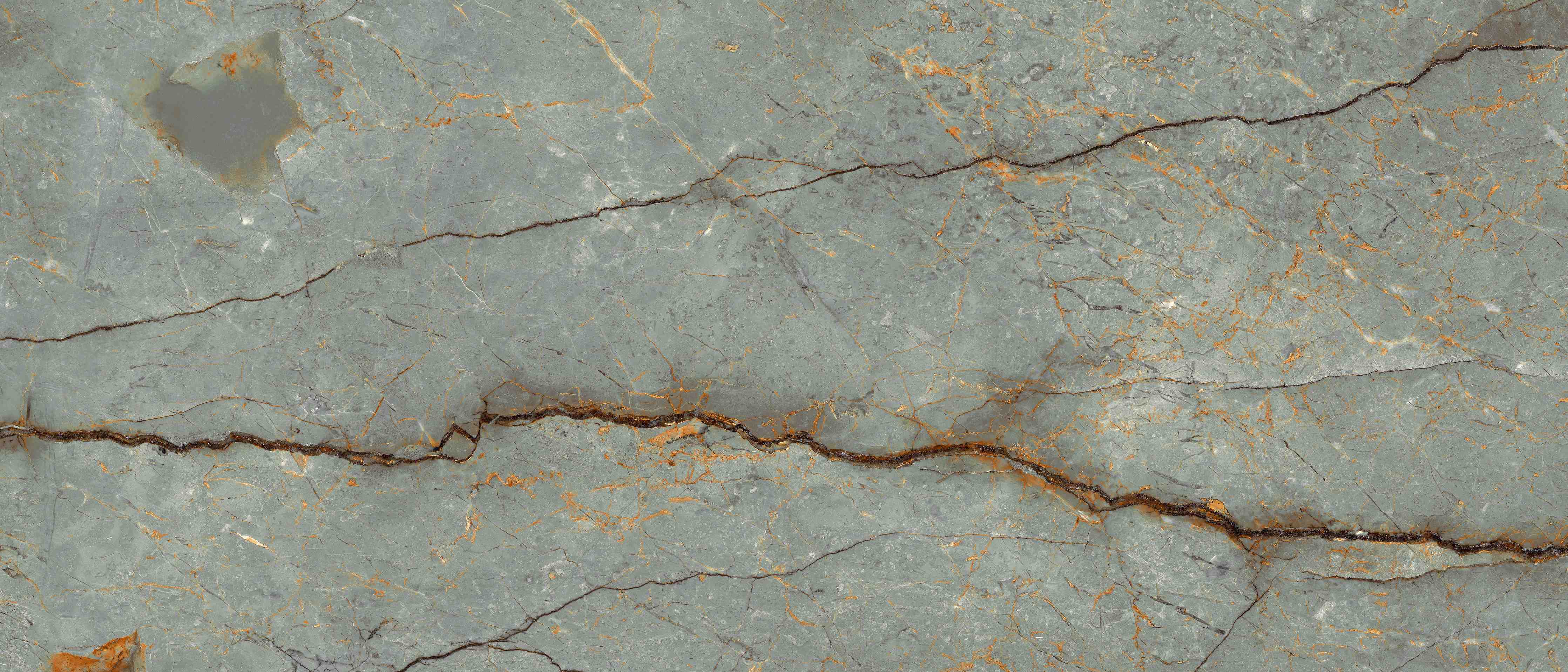 Wandverkleidung Bad-Graue Steinmauer mit braunen Adern