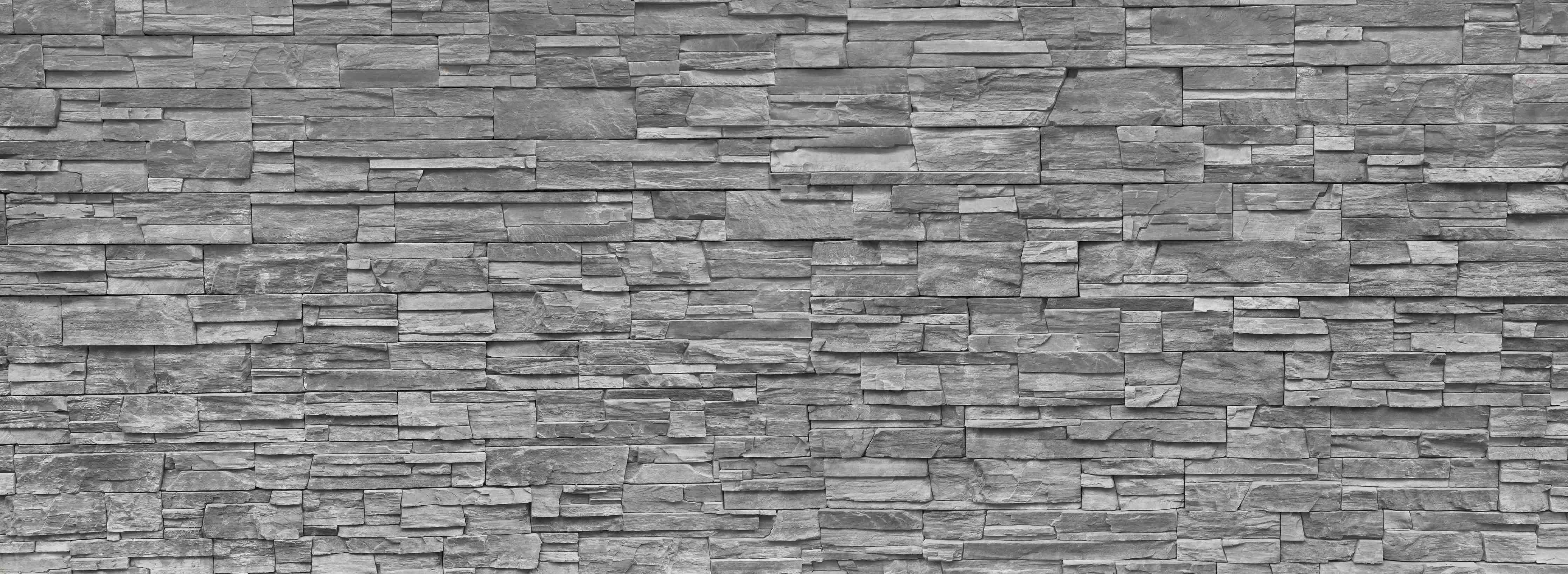 Wandverkleidung Bad-Graue Steinwand