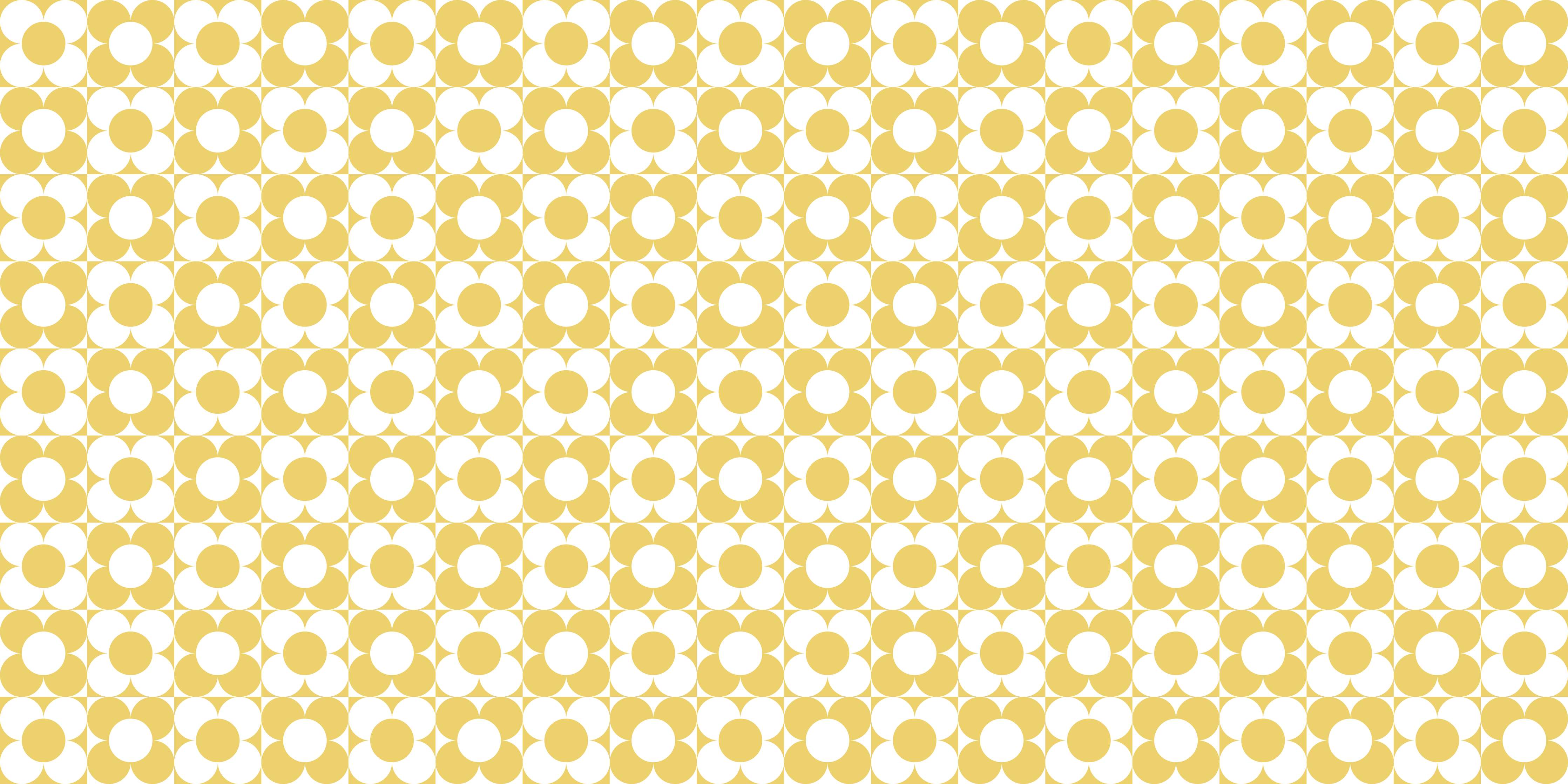 Wandverkleidung Bad-Helle gelbe Musterung mit Kreisdesign