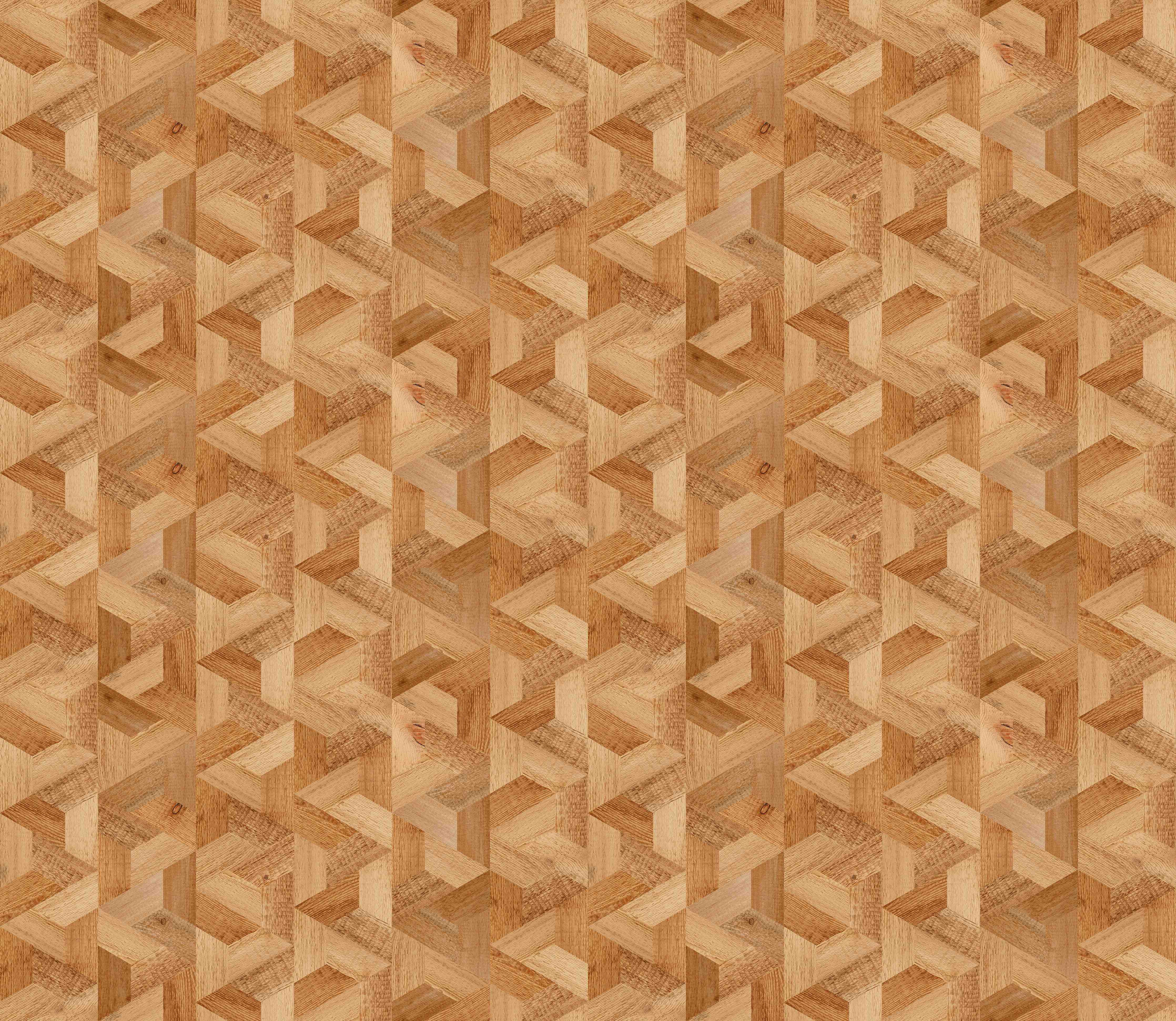 Wandverkleidung Bad-Hochwertige Holzoptik mit geometrischem Muster