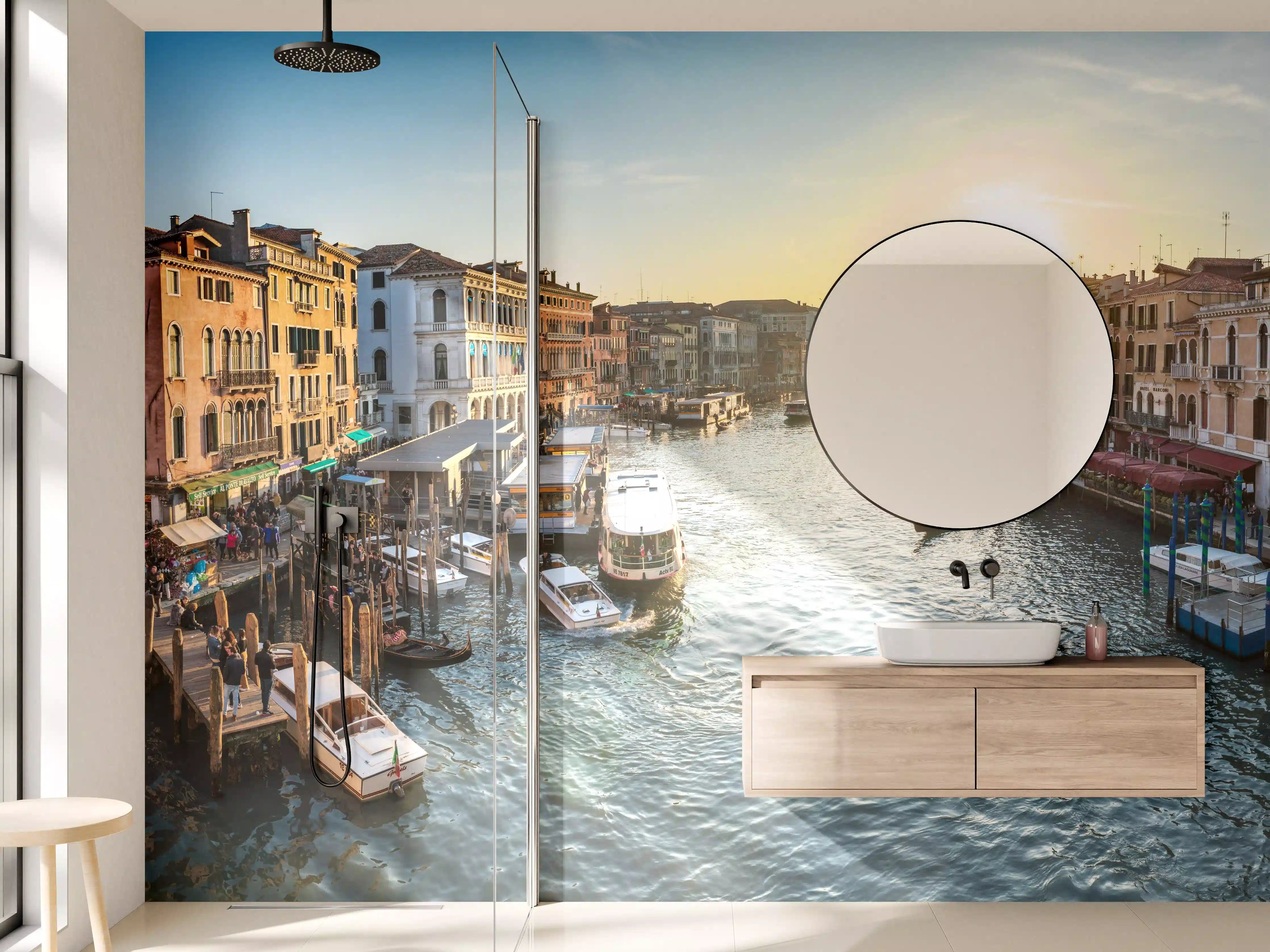 Wandverkleidung Bad - Kanäle von Venedig - Italien