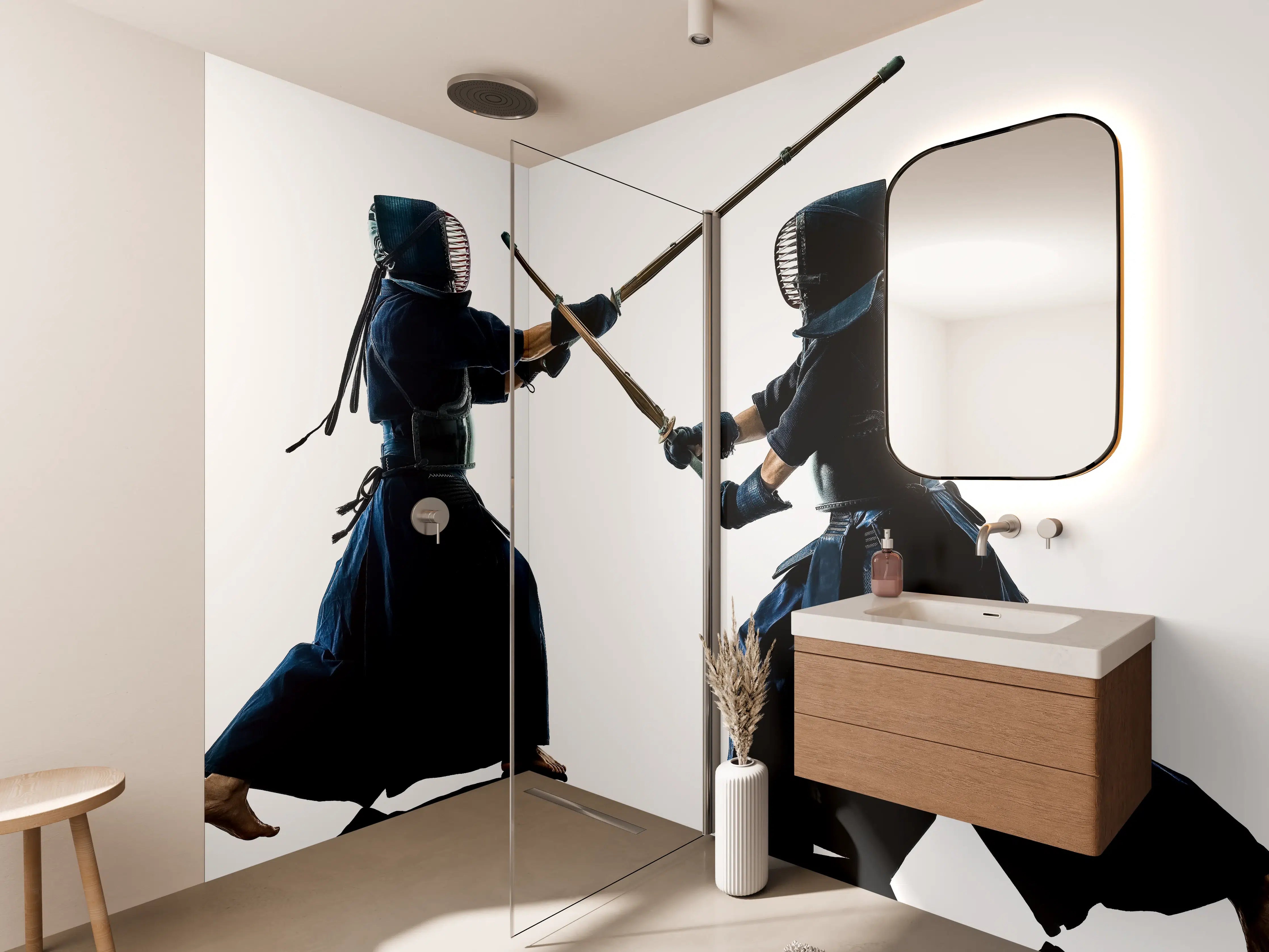 Wandverkleidung Bad - Kendo Kampfsport