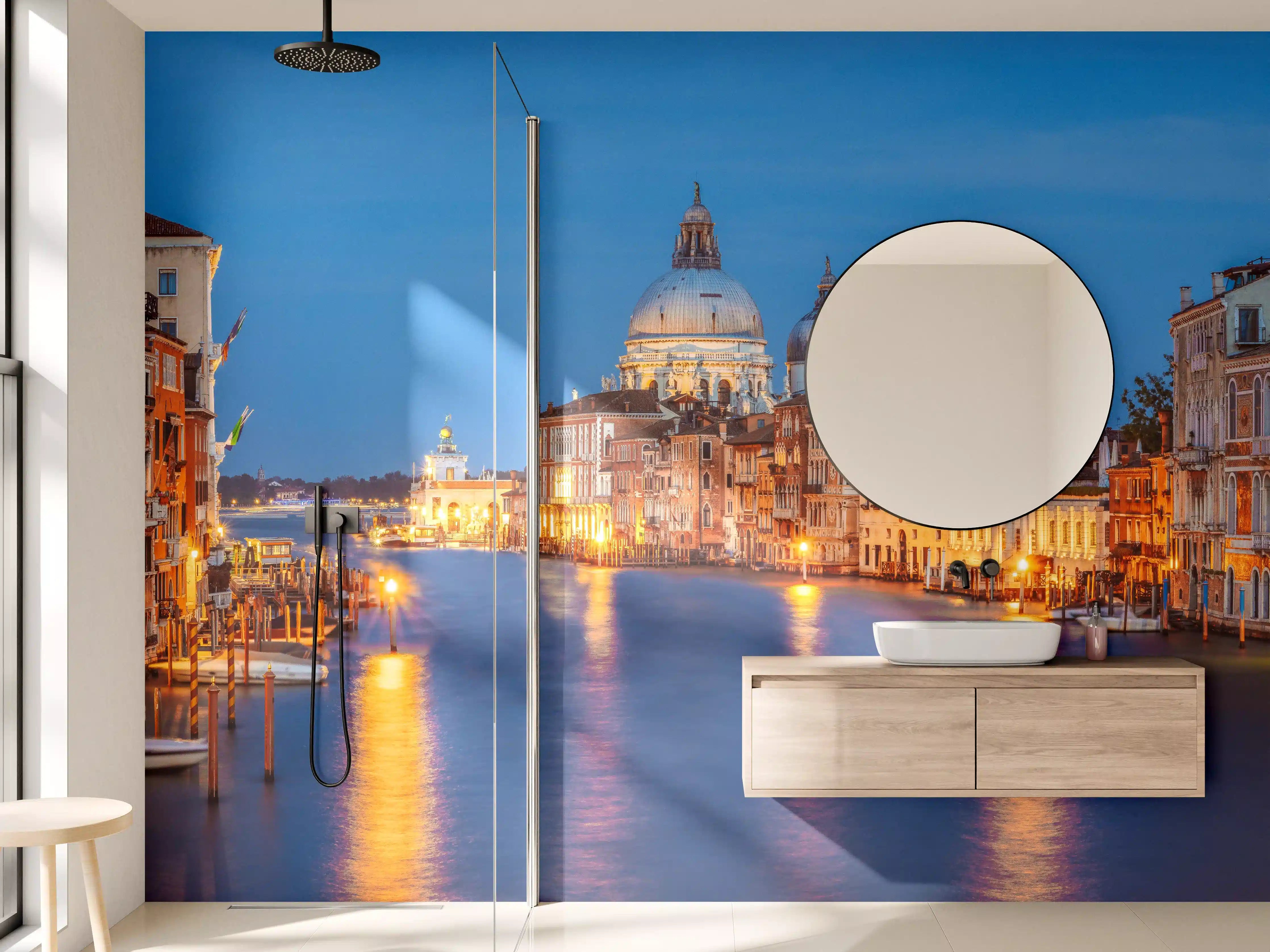 Wandverkleidung Bad - Klassischer Panoramablick auf den Canal Grande
