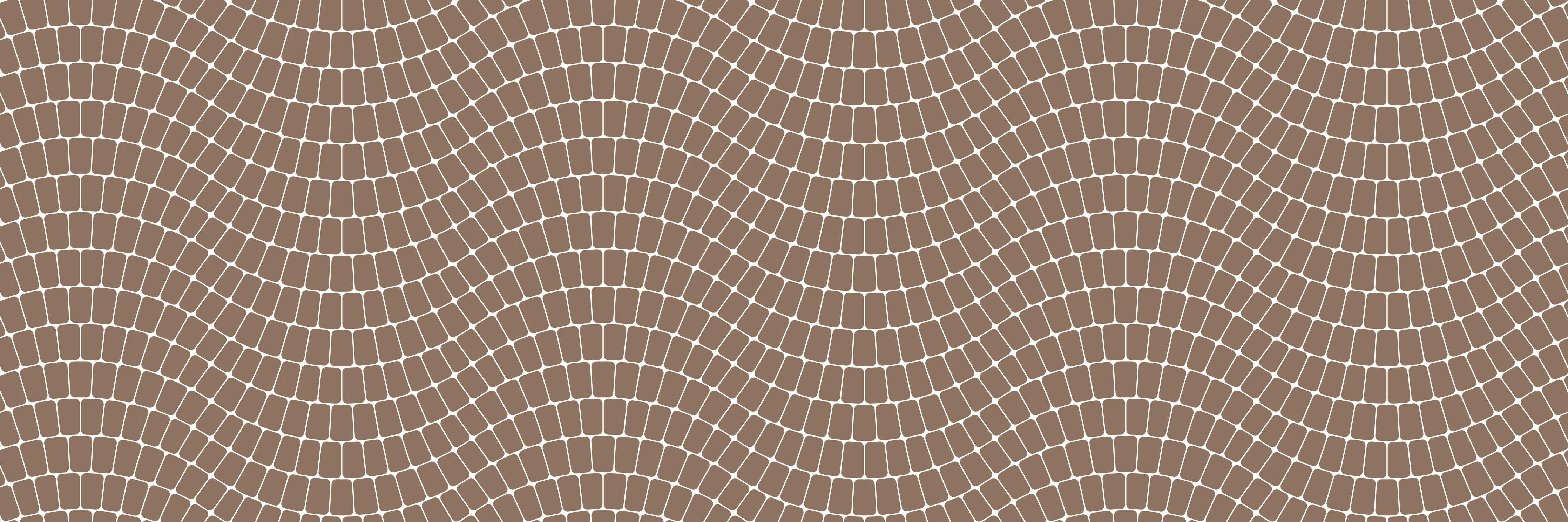 Wandverkleidung Bad-Kunstvolle Mosaik-Textur in Braun