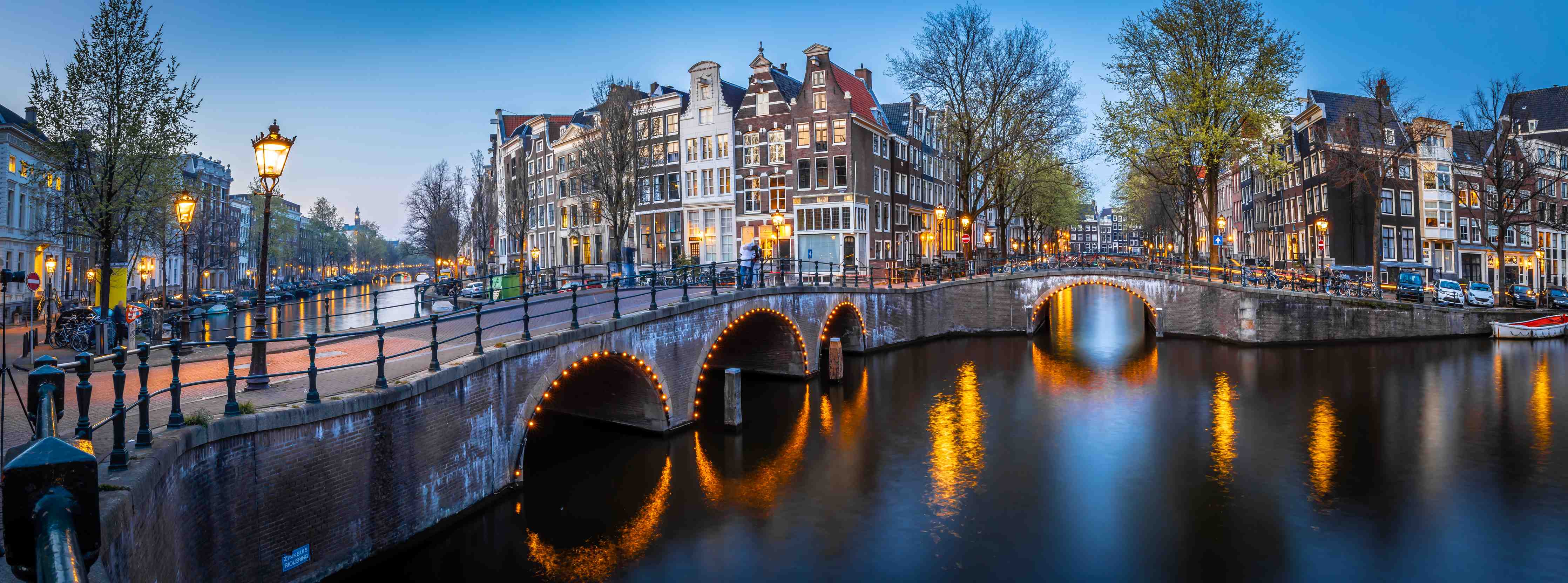 Wandverkleidung Bad-Leidsegracht-Brücke - Amsterdam