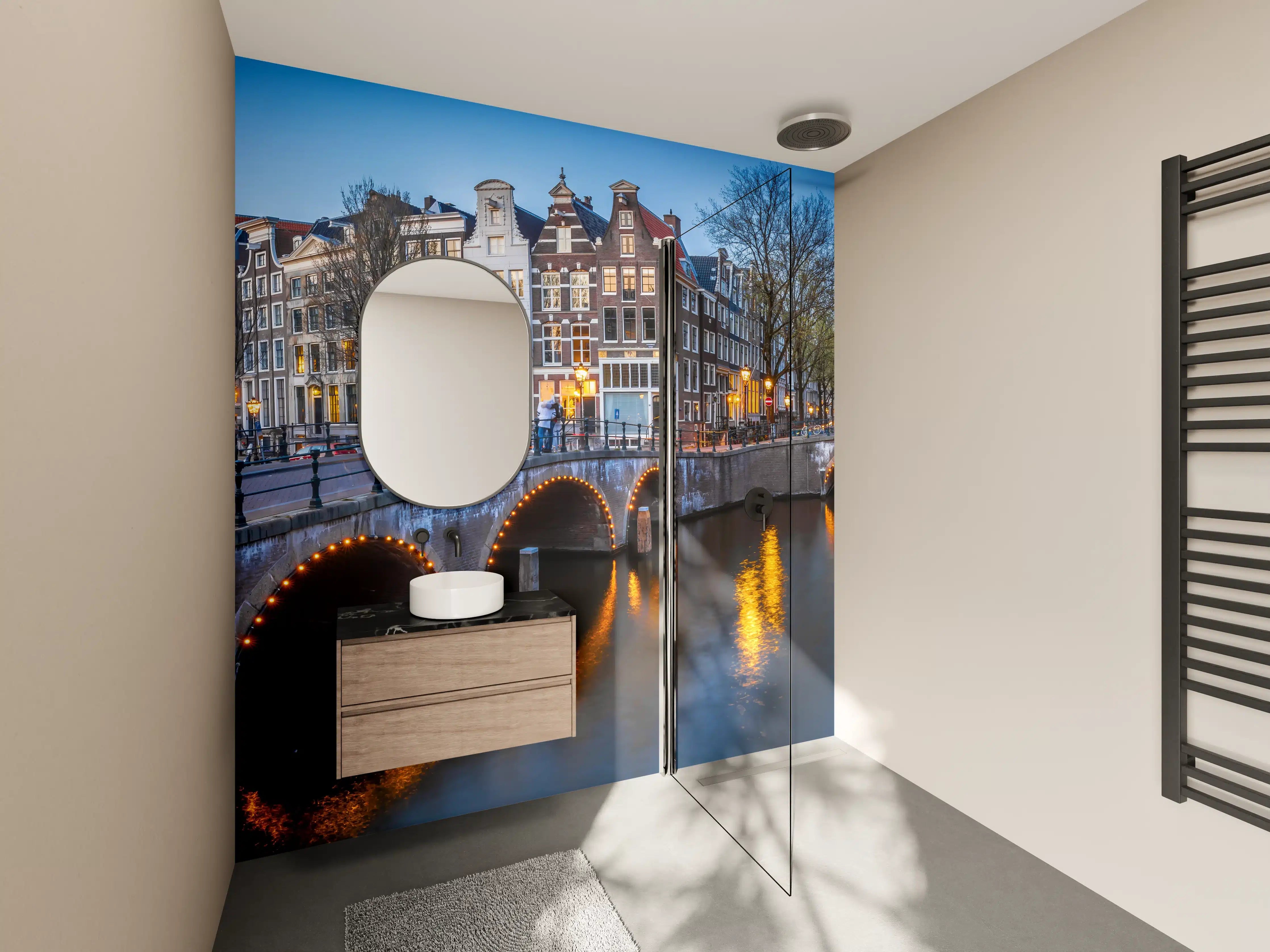 Wandverkleidung Bad - Leidsegracht-Brücke - Amsterdam