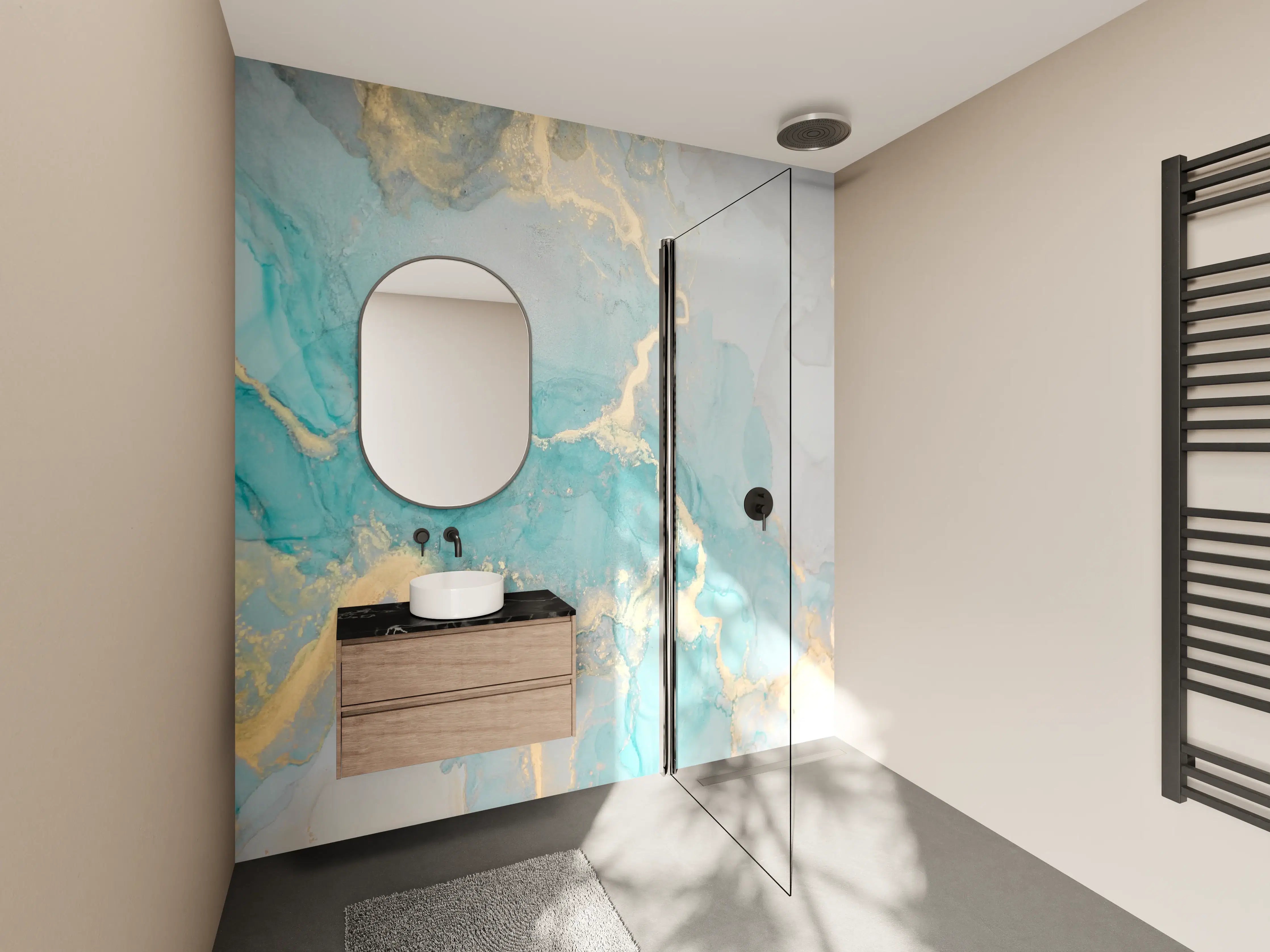 Wandverkleidung Bad - Luxus-Weif8-Grau-Marmor-Textur