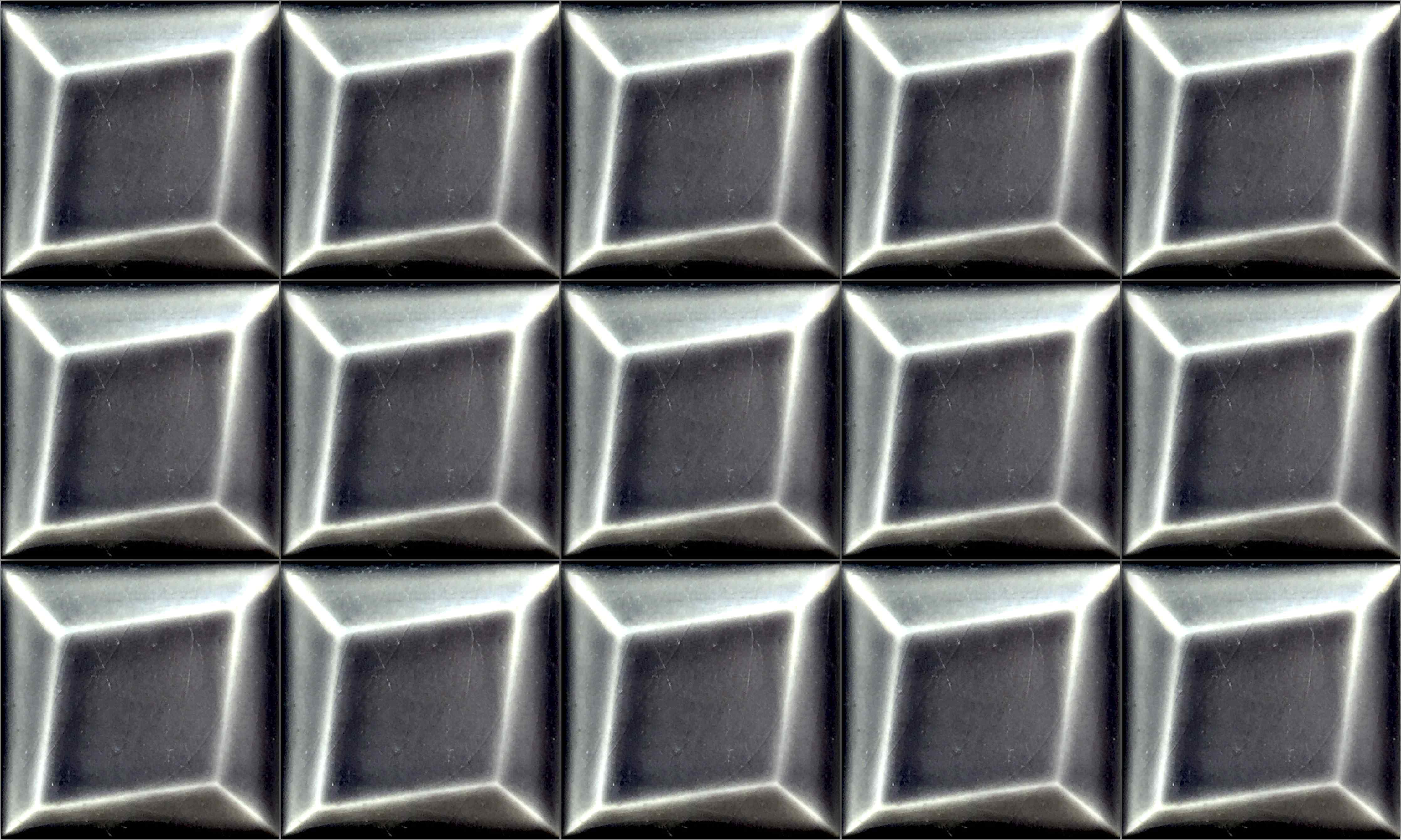 Wandverkleidung Bad-Moderne Metall-Struktur in Schwarz-Silber