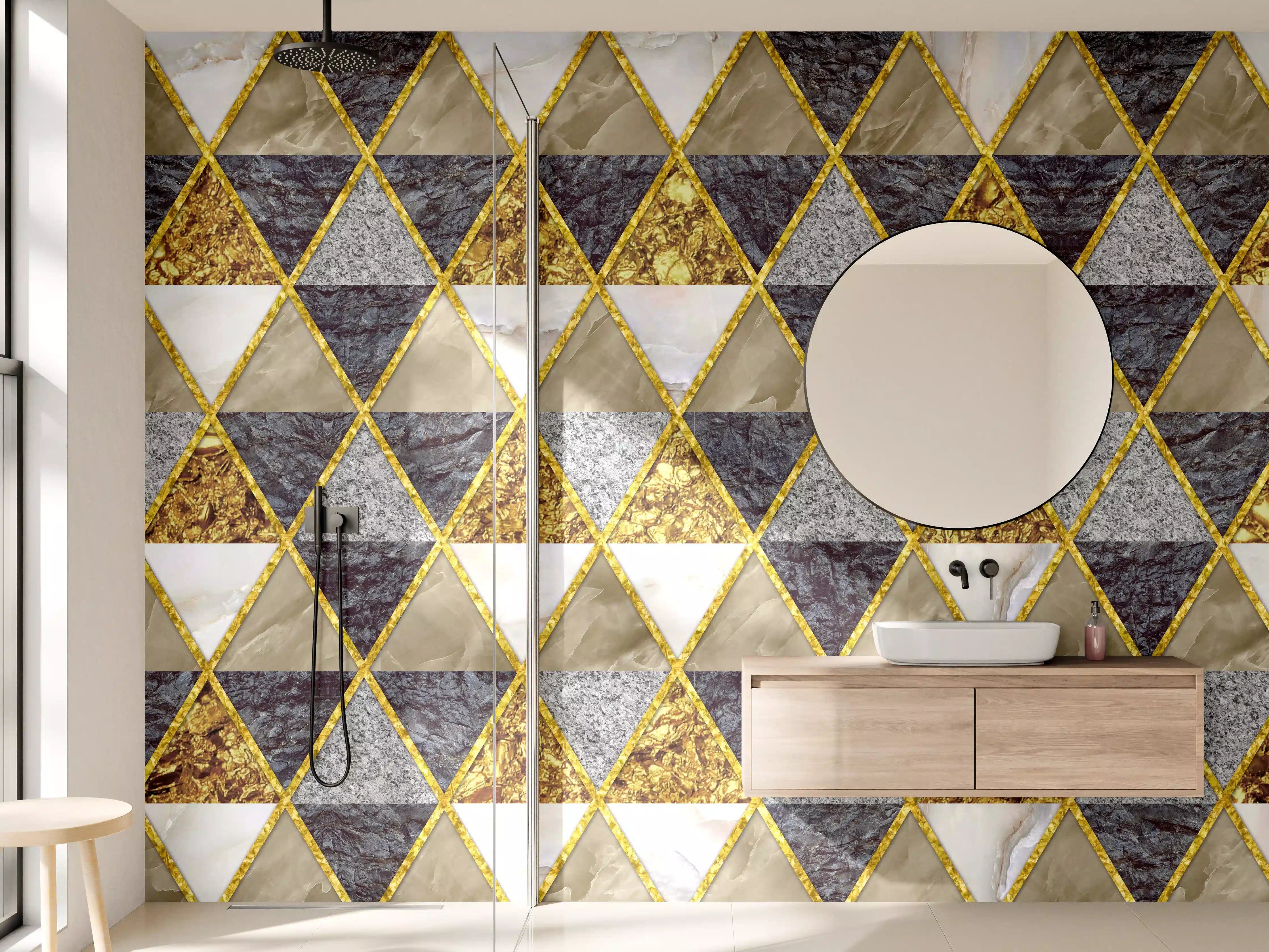 Wandverkleidung Bad - Moderne Wanddekoration - Mosaik